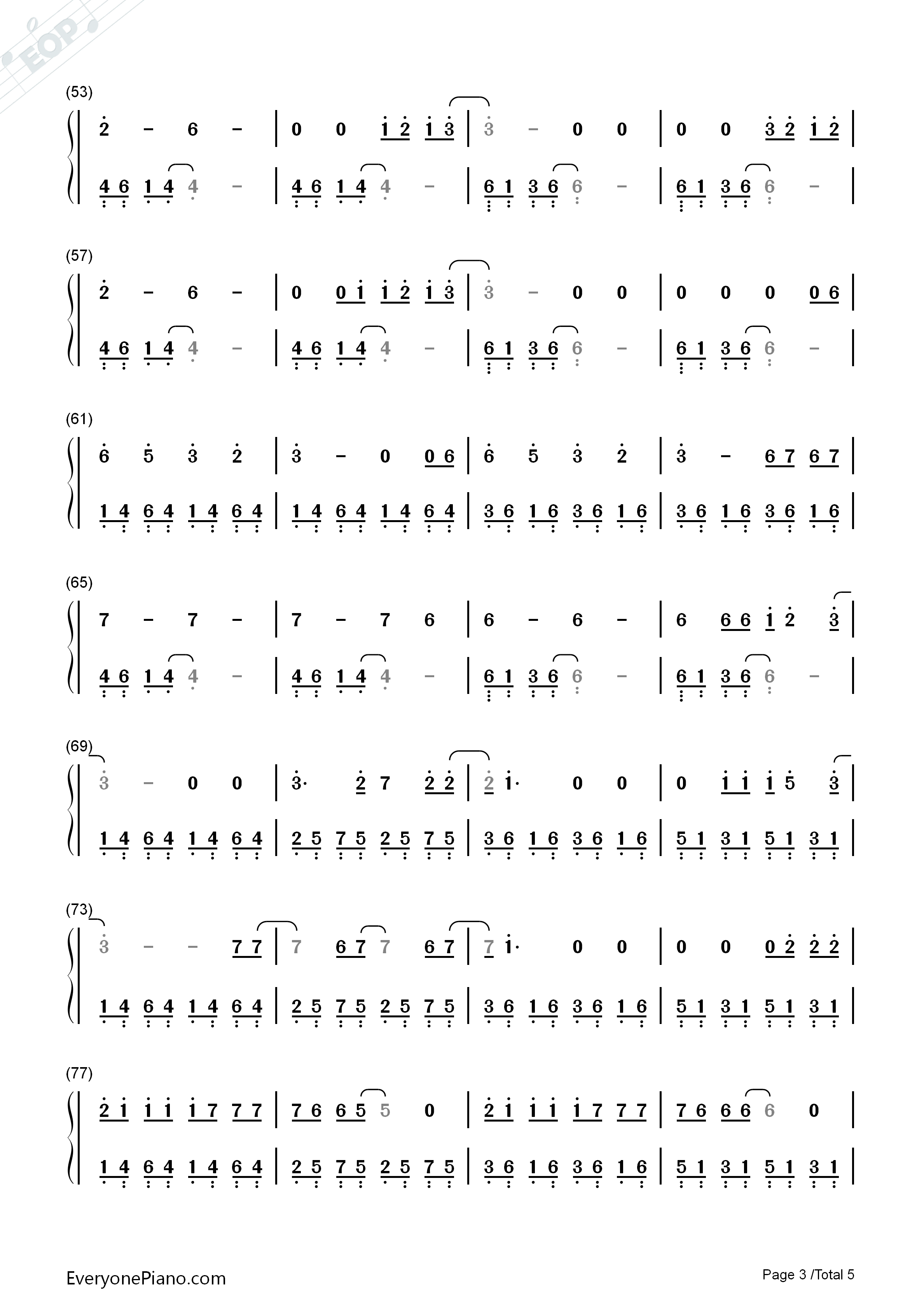 Stars_Dance钢琴简谱_Selena_Gomez演唱