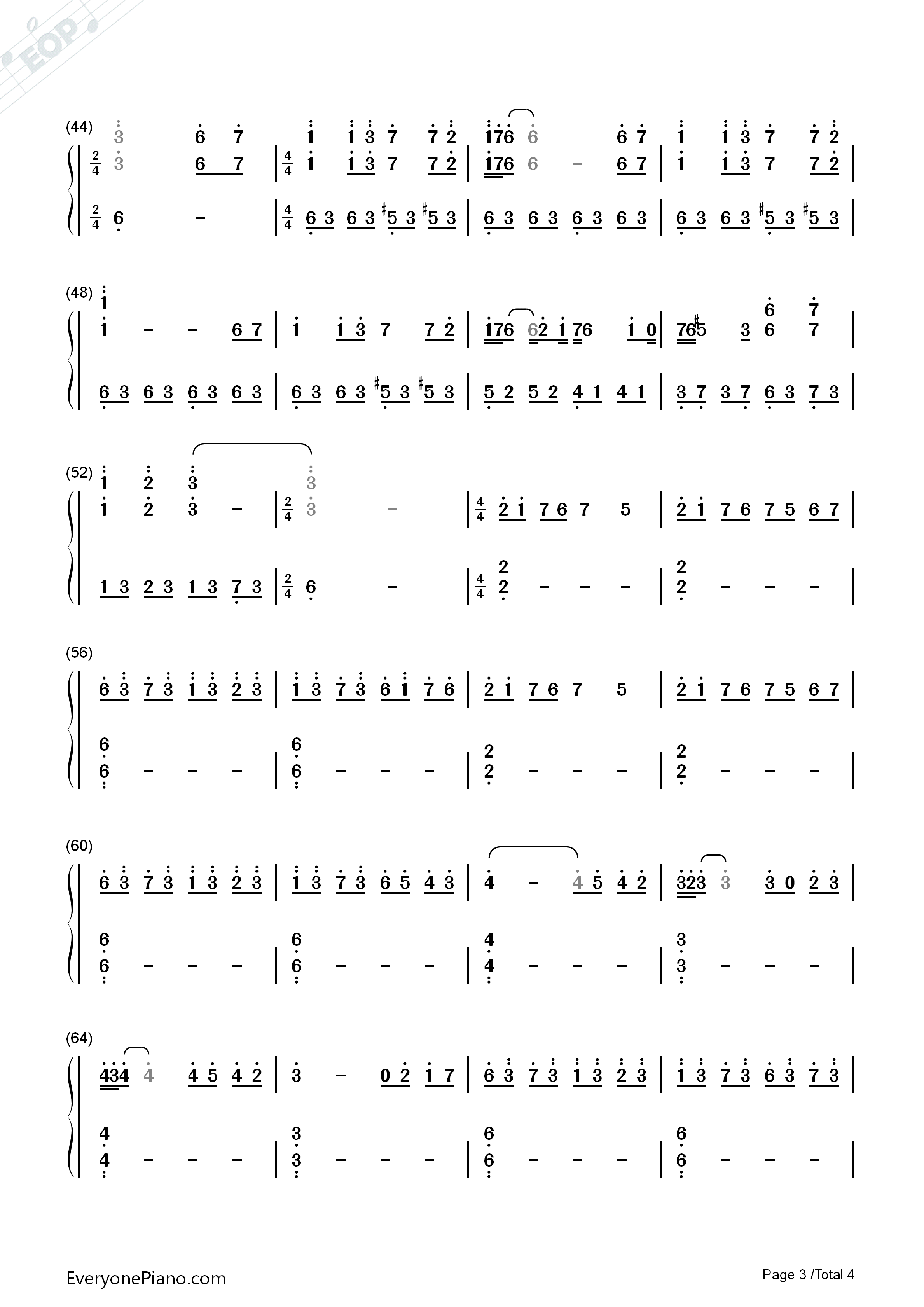 海王星钢琴简谱_班得瑞演唱