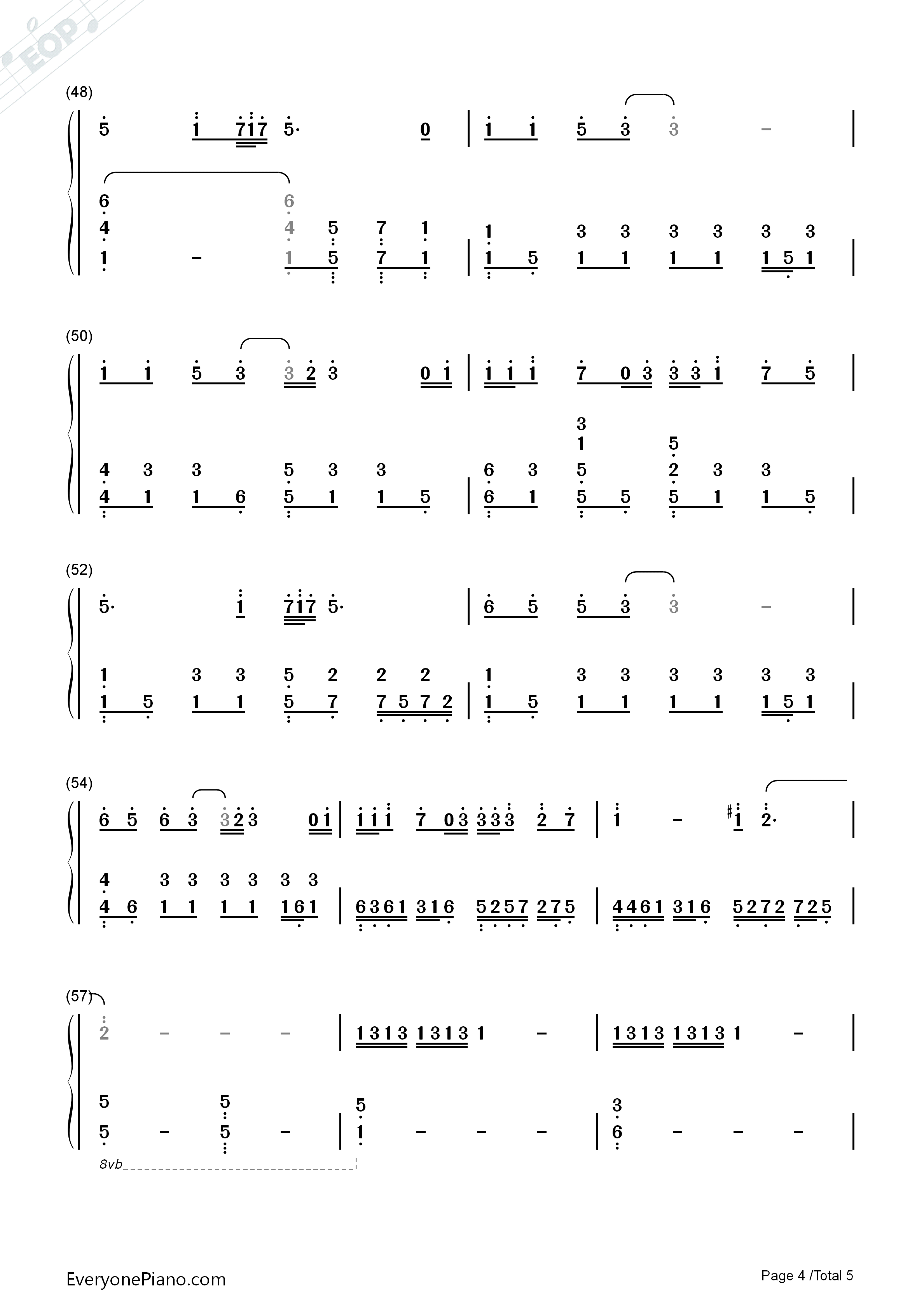 在,也不见钢琴简谱_孙燕姿演唱