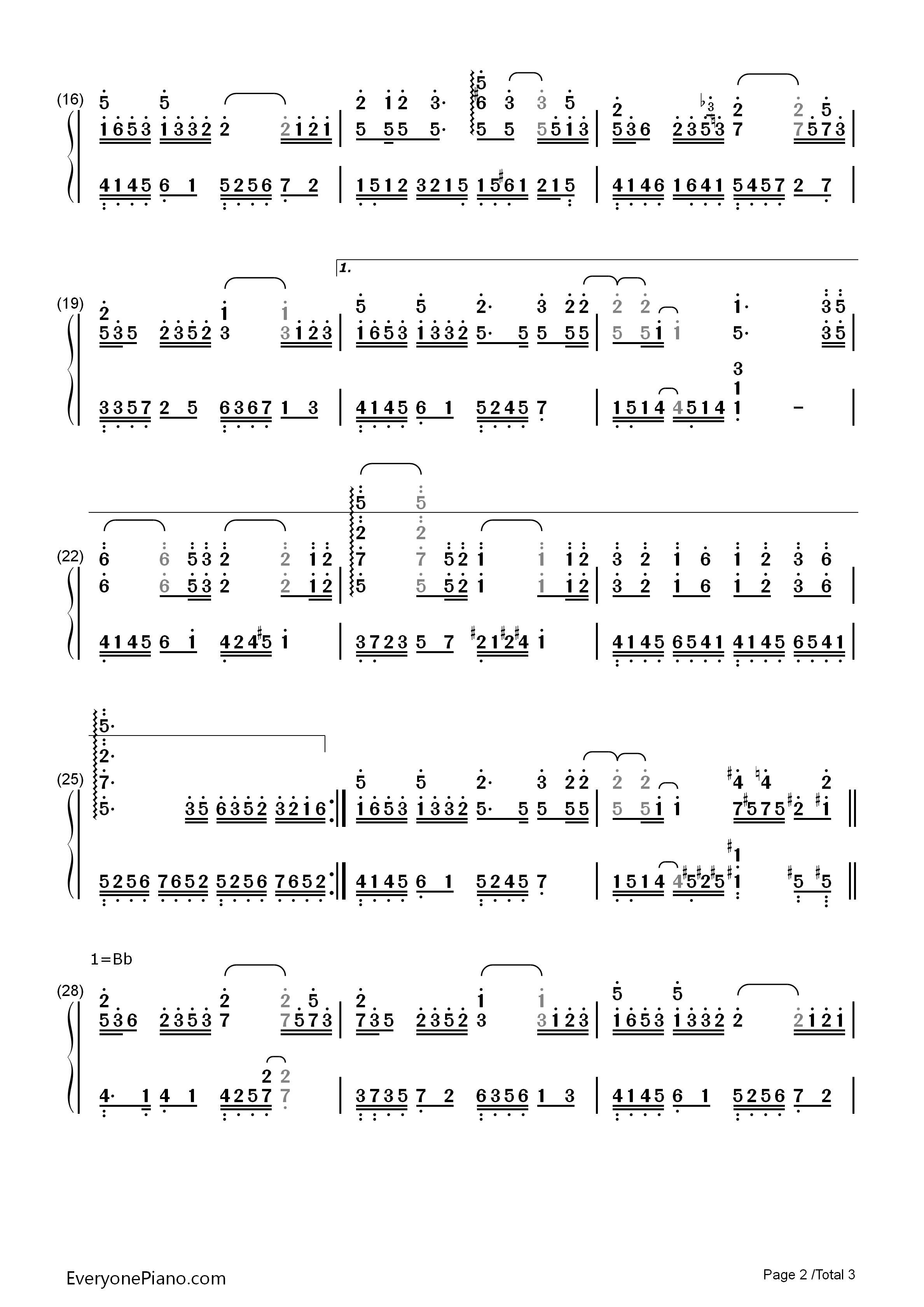 青花瓷(完美演奏版)钢琴简谱_周杰伦演唱