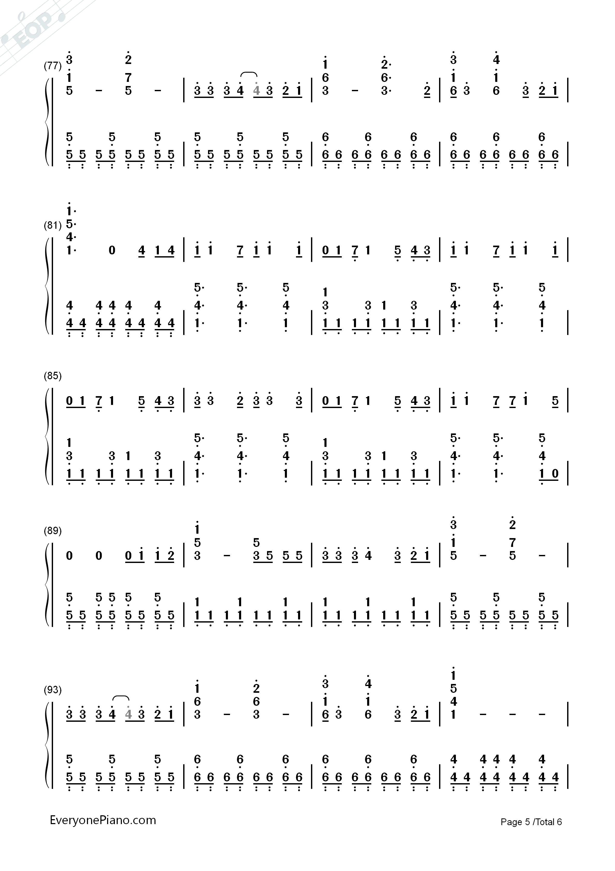 Photograph钢琴简谱_Ed_Sheeran演唱