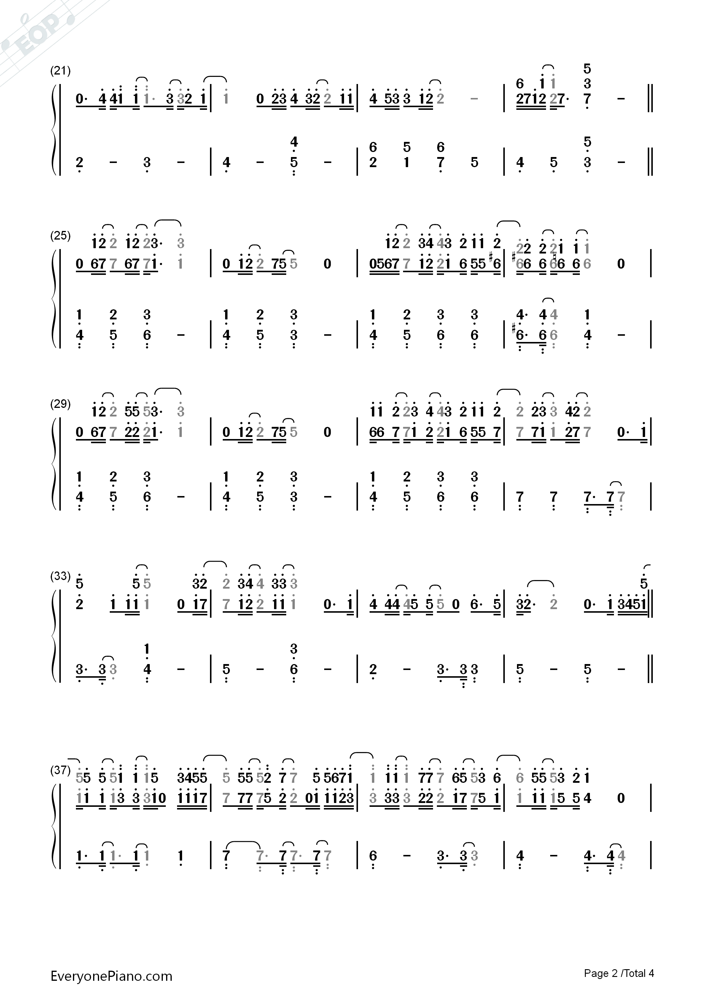 Blessings钢琴简谱_Laura_Story演唱