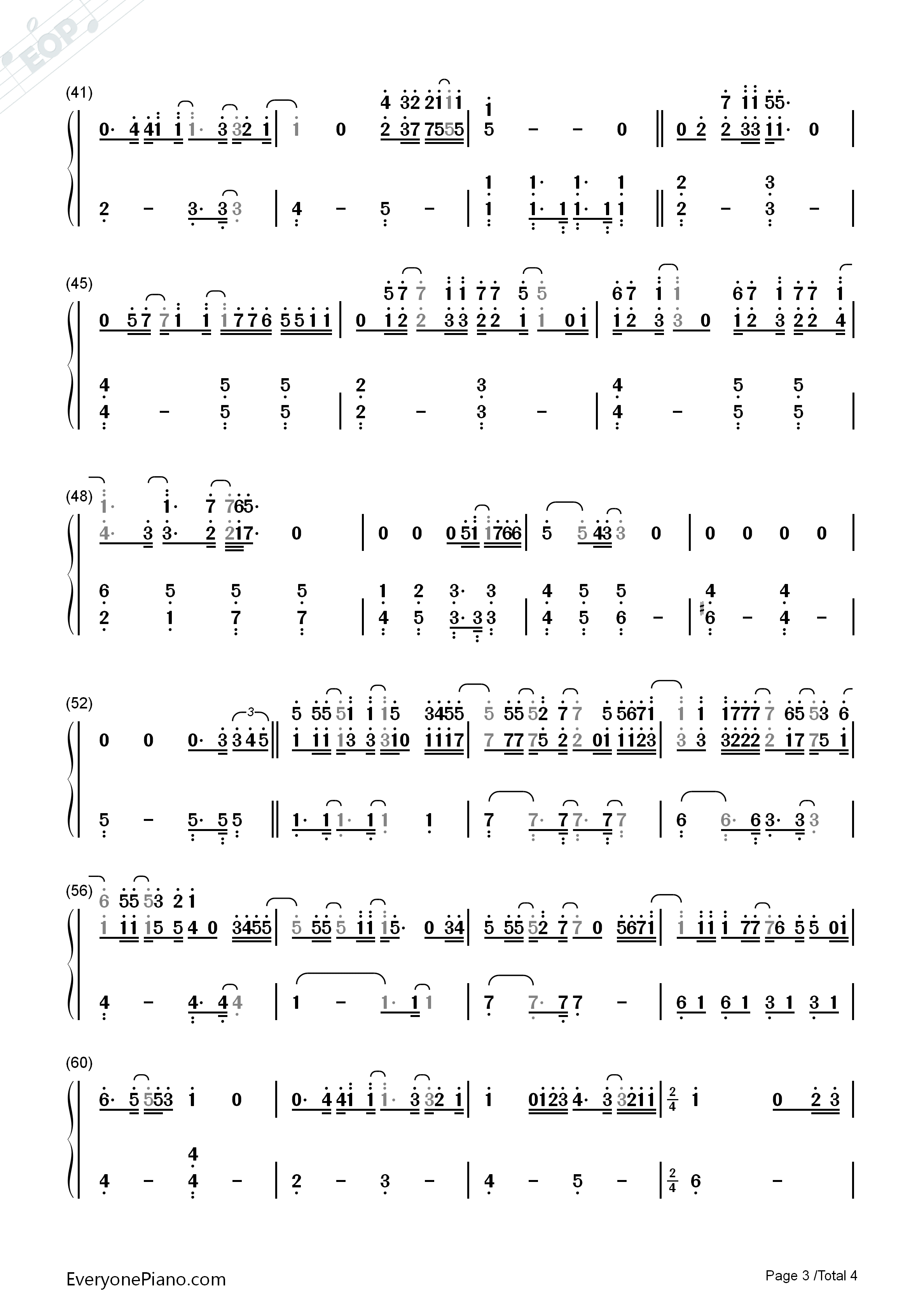 Blessings钢琴简谱_Laura_Story演唱