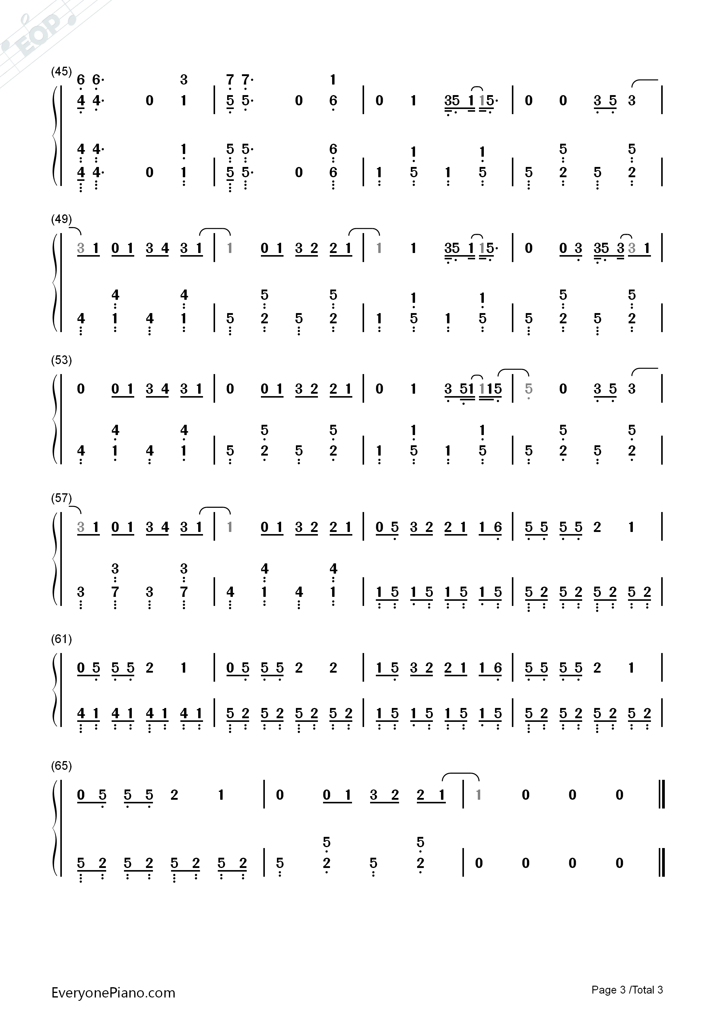 Call_Me_Maybe钢琴简谱_Carly_Rae_Jepsen演唱