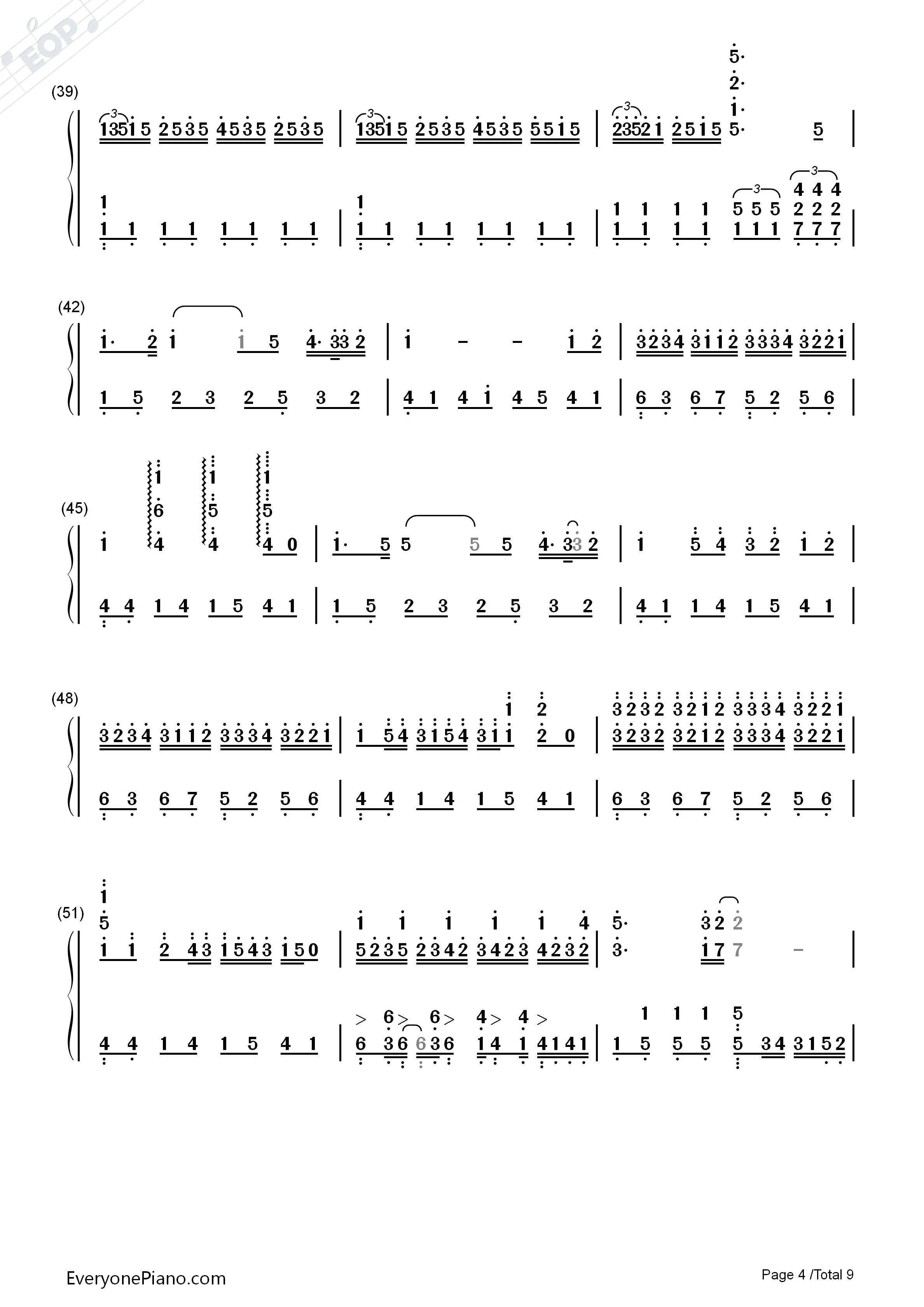 前前前世钢琴简谱_RADWIMPS演唱