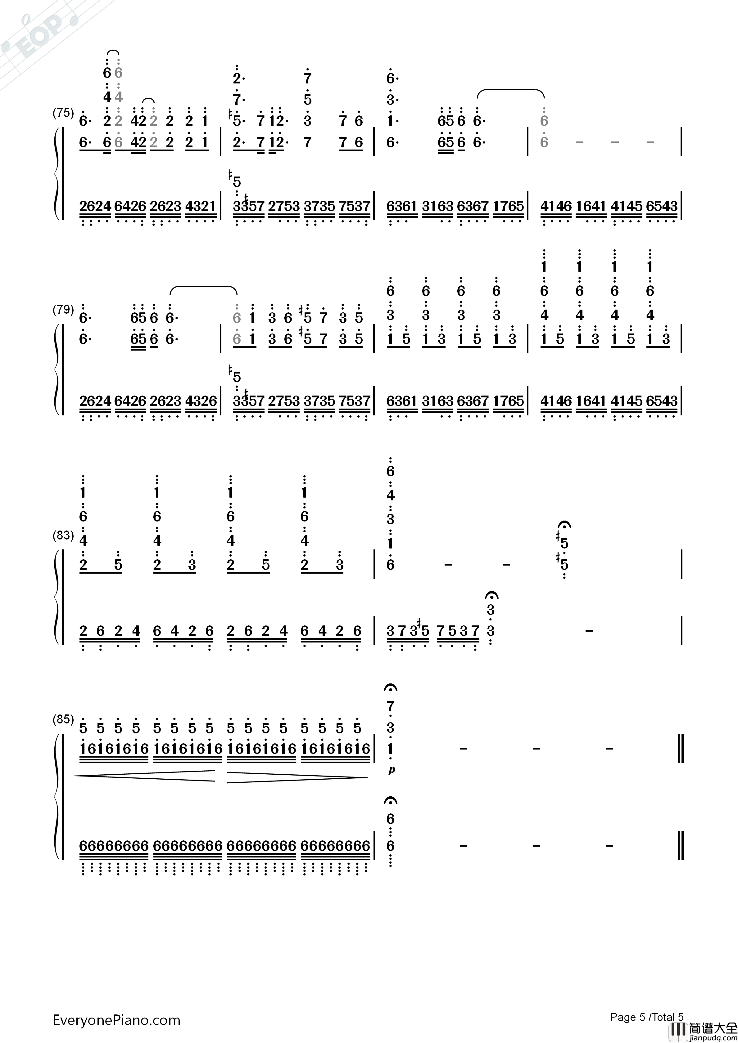 Skyfall钢琴简谱_阿黛尔__Adele演唱