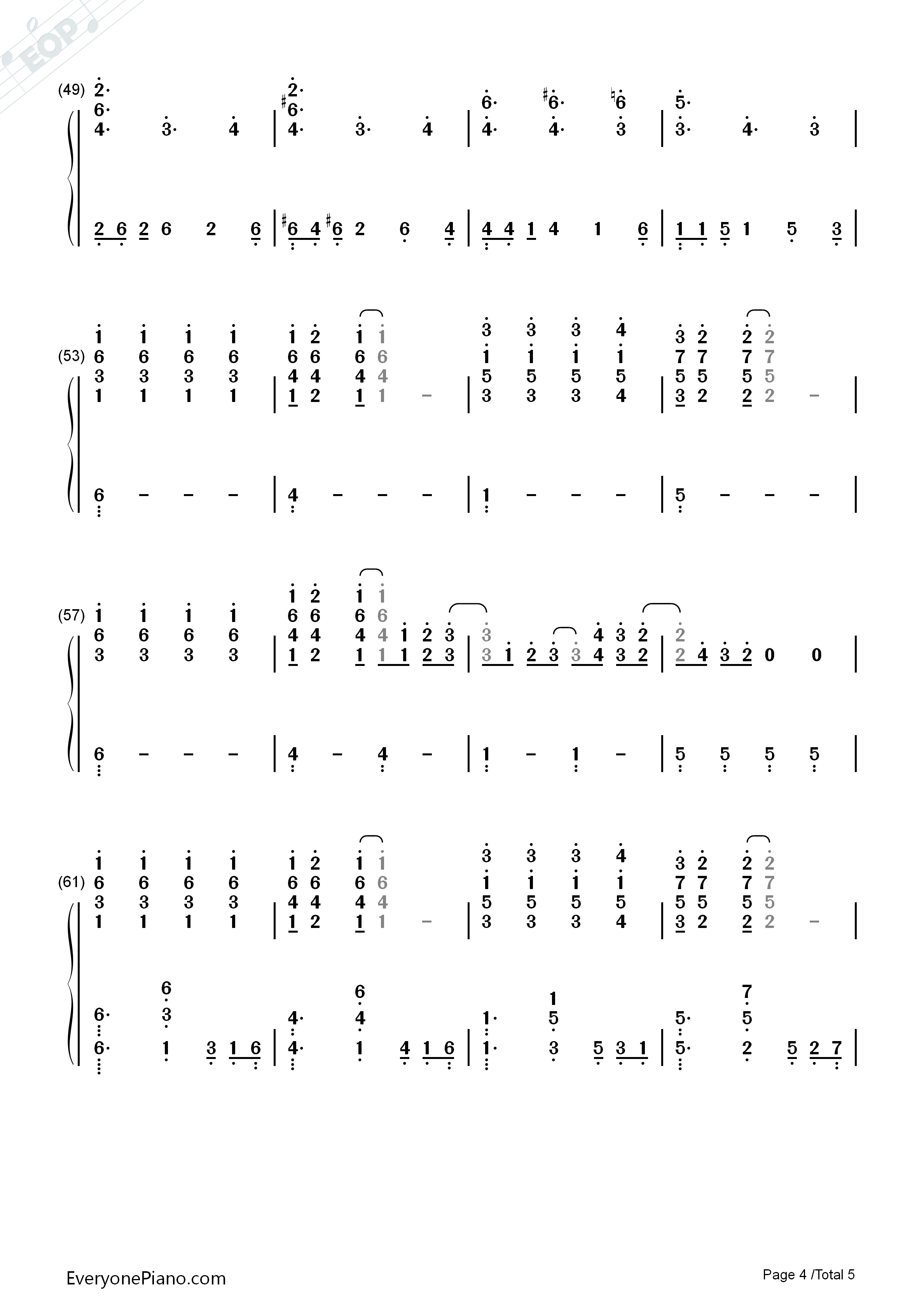 希望について钢琴简谱_NO_NAME演唱