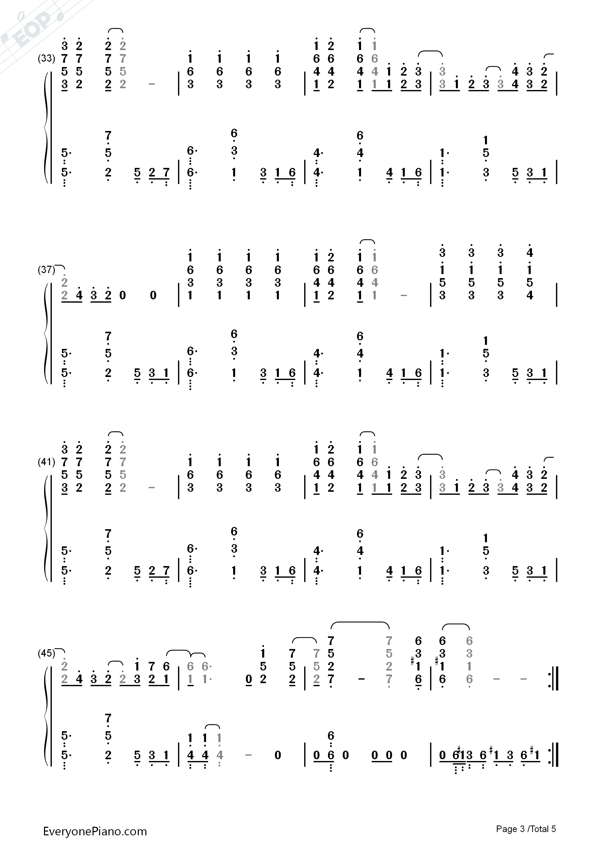 希望について钢琴简谱_NO_NAME演唱