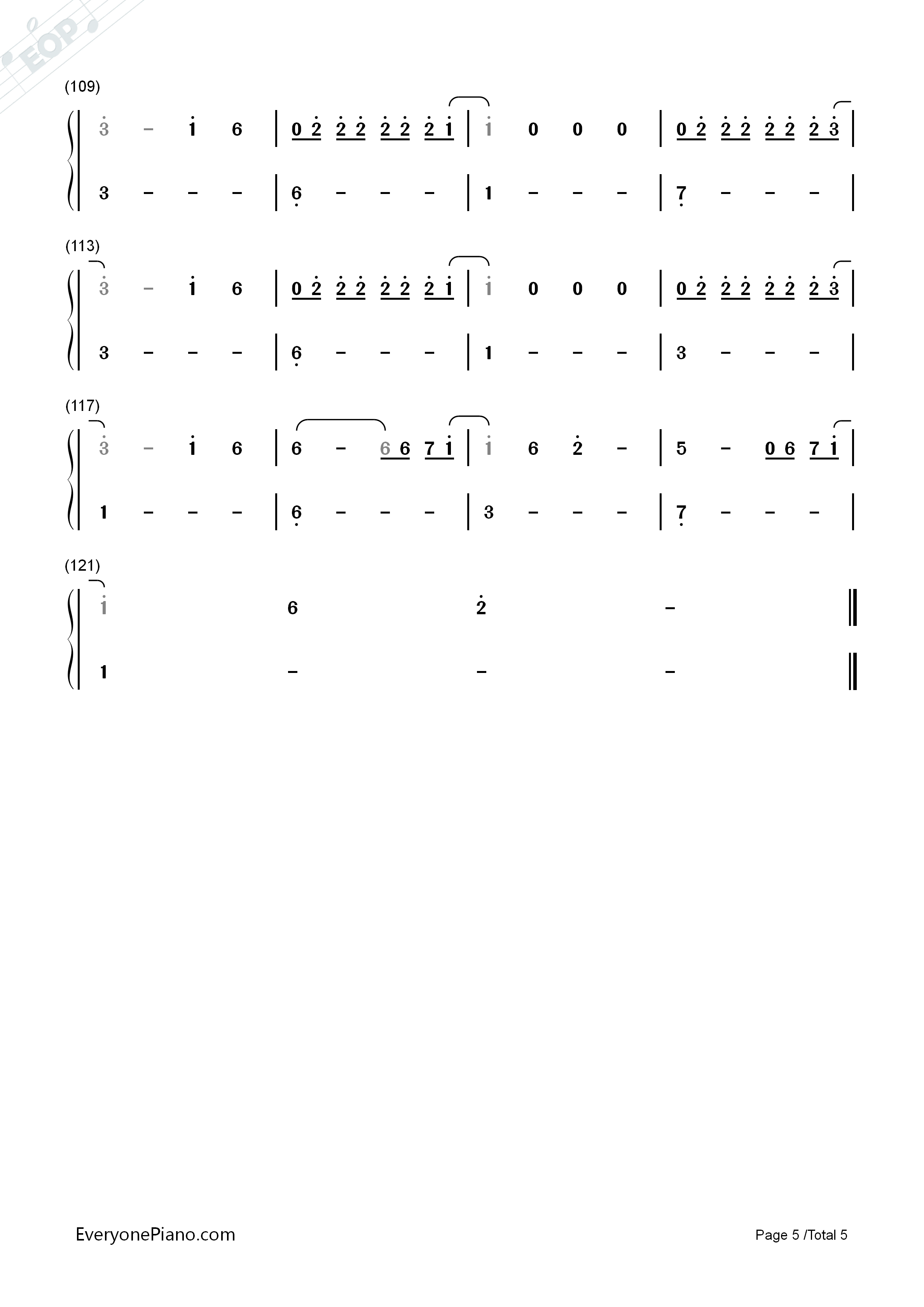 O.D_on_You钢琴简谱_Violet_Days演唱