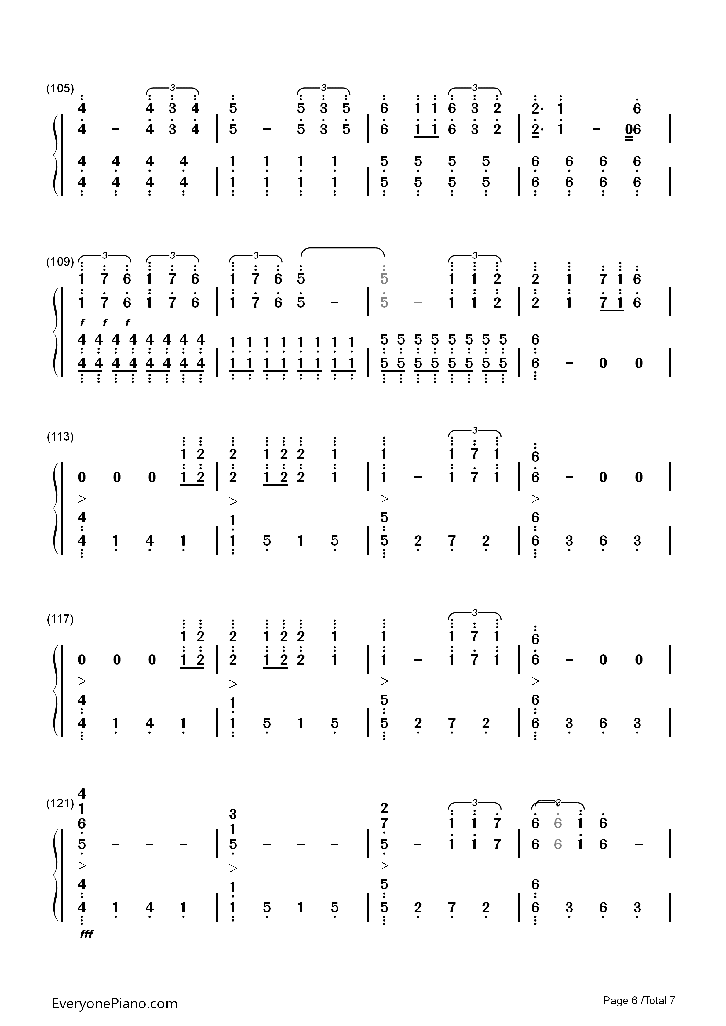 Don't_Let_Me_Down钢琴简谱_The_Chainsmokers演唱