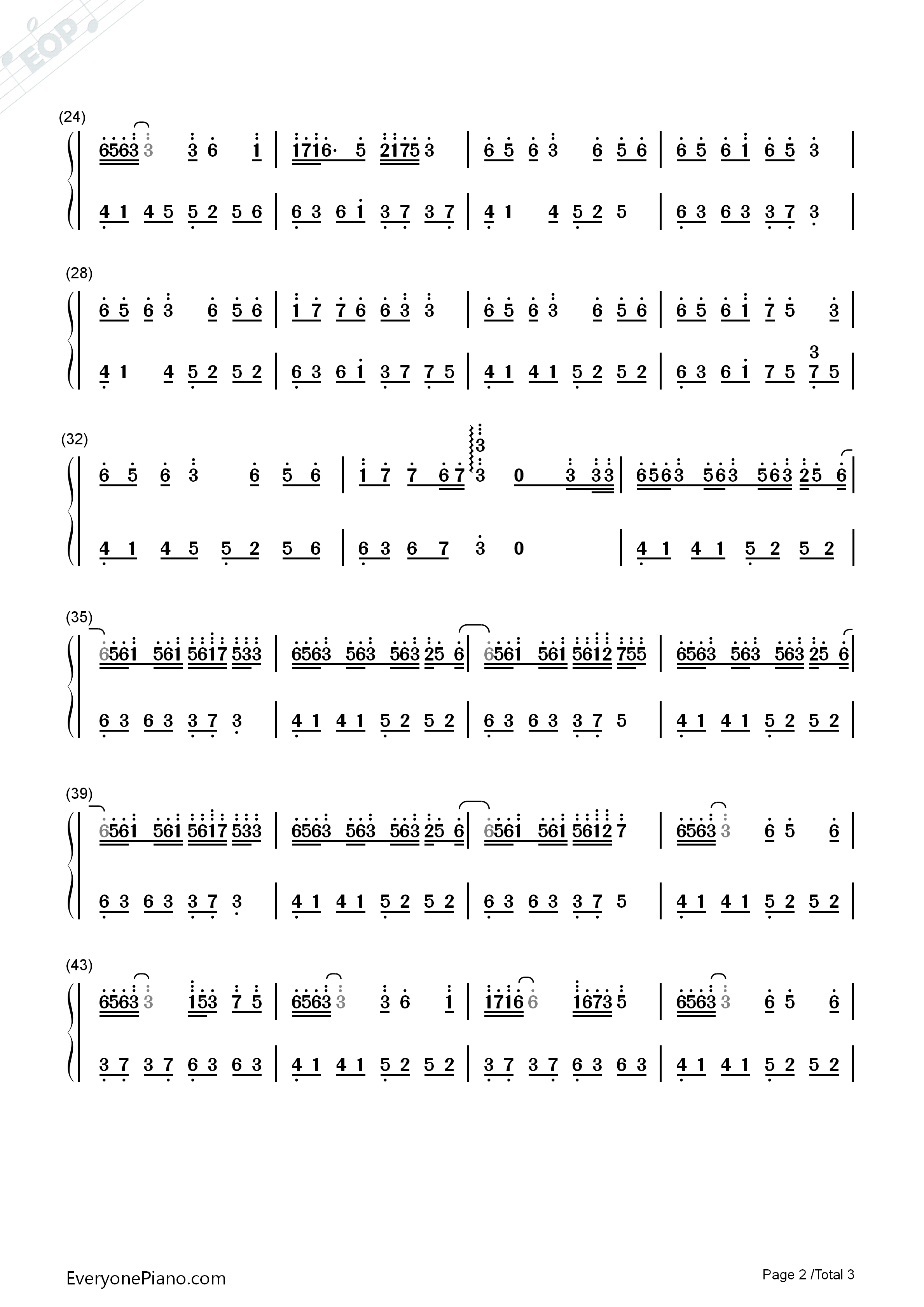 Anonymous钢琴简谱_Noicybino演唱