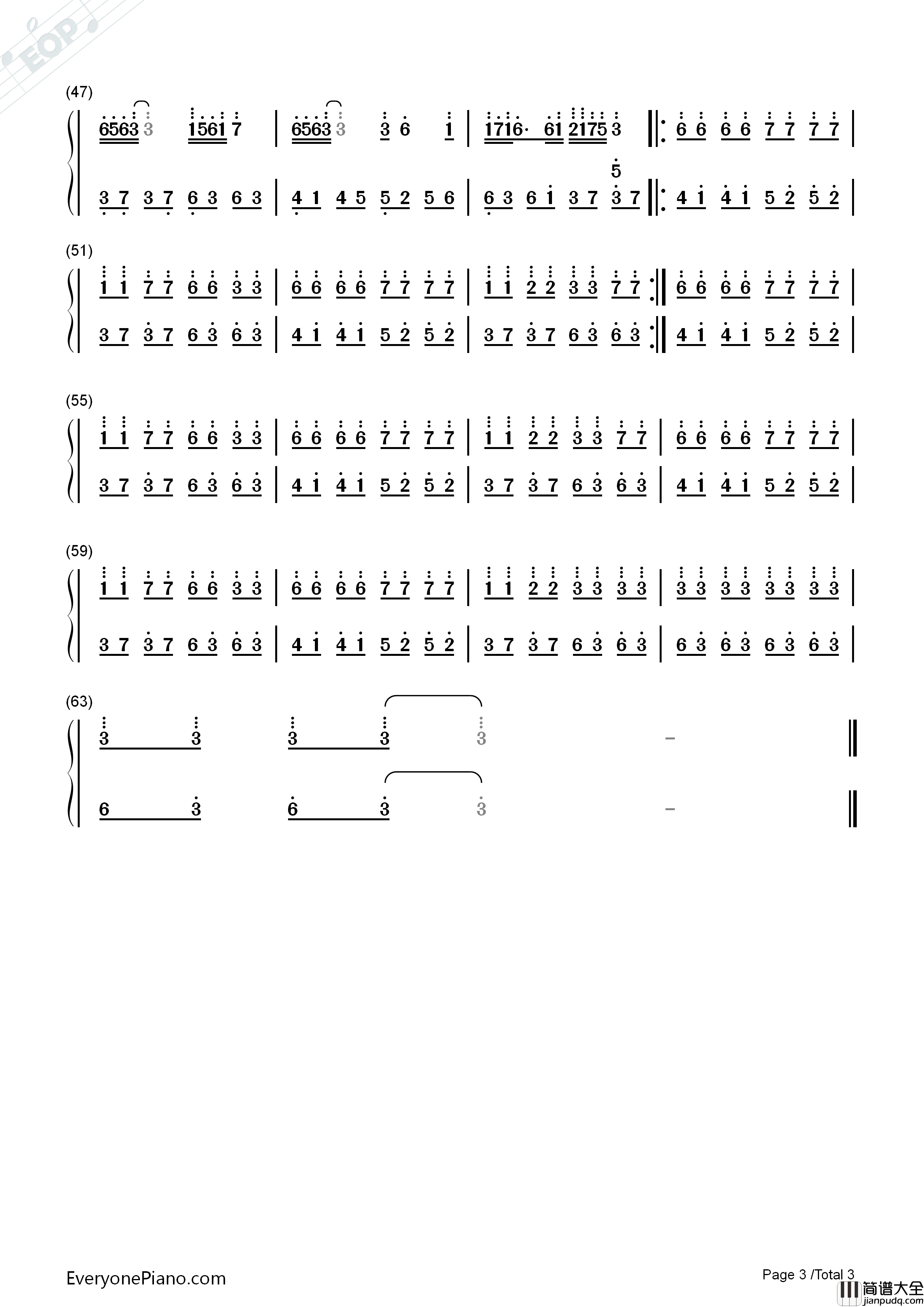 Anonymous钢琴简谱_Noicybino演唱