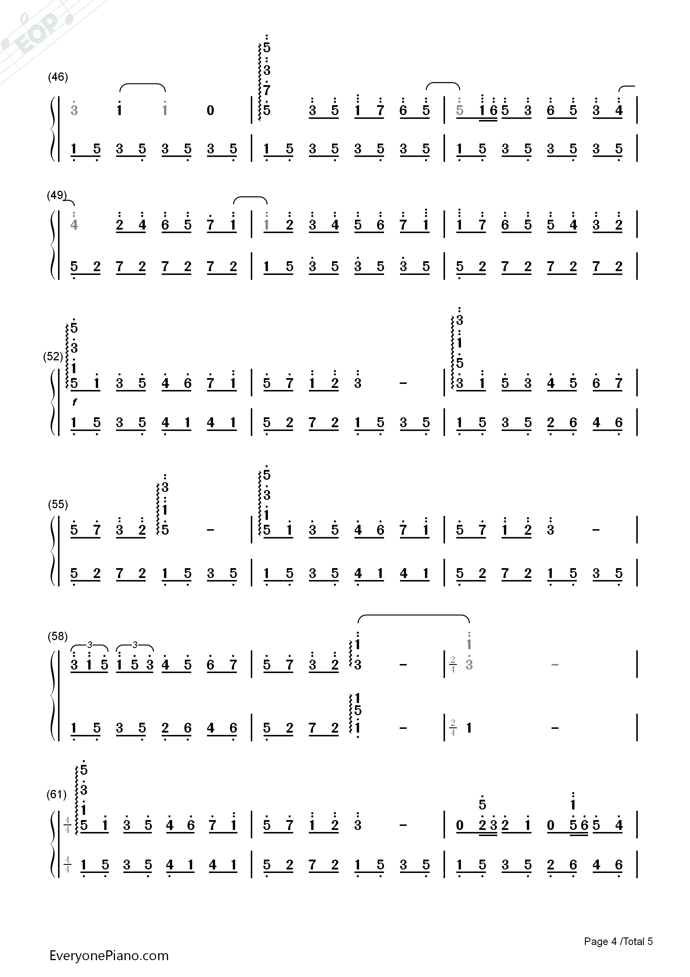 瓦妮莎的微笑钢琴简谱_理查德.克莱德曼__Richard_Clayderman演唱