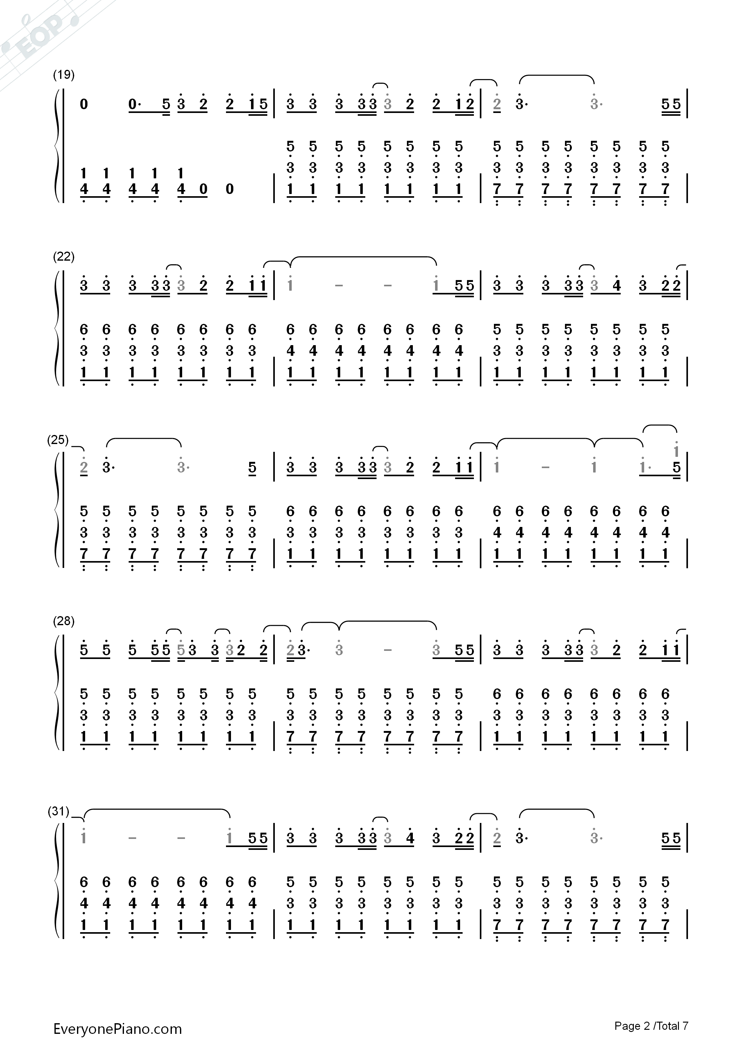 Amnesia钢琴简谱_5_Seconds_of_Summer演唱