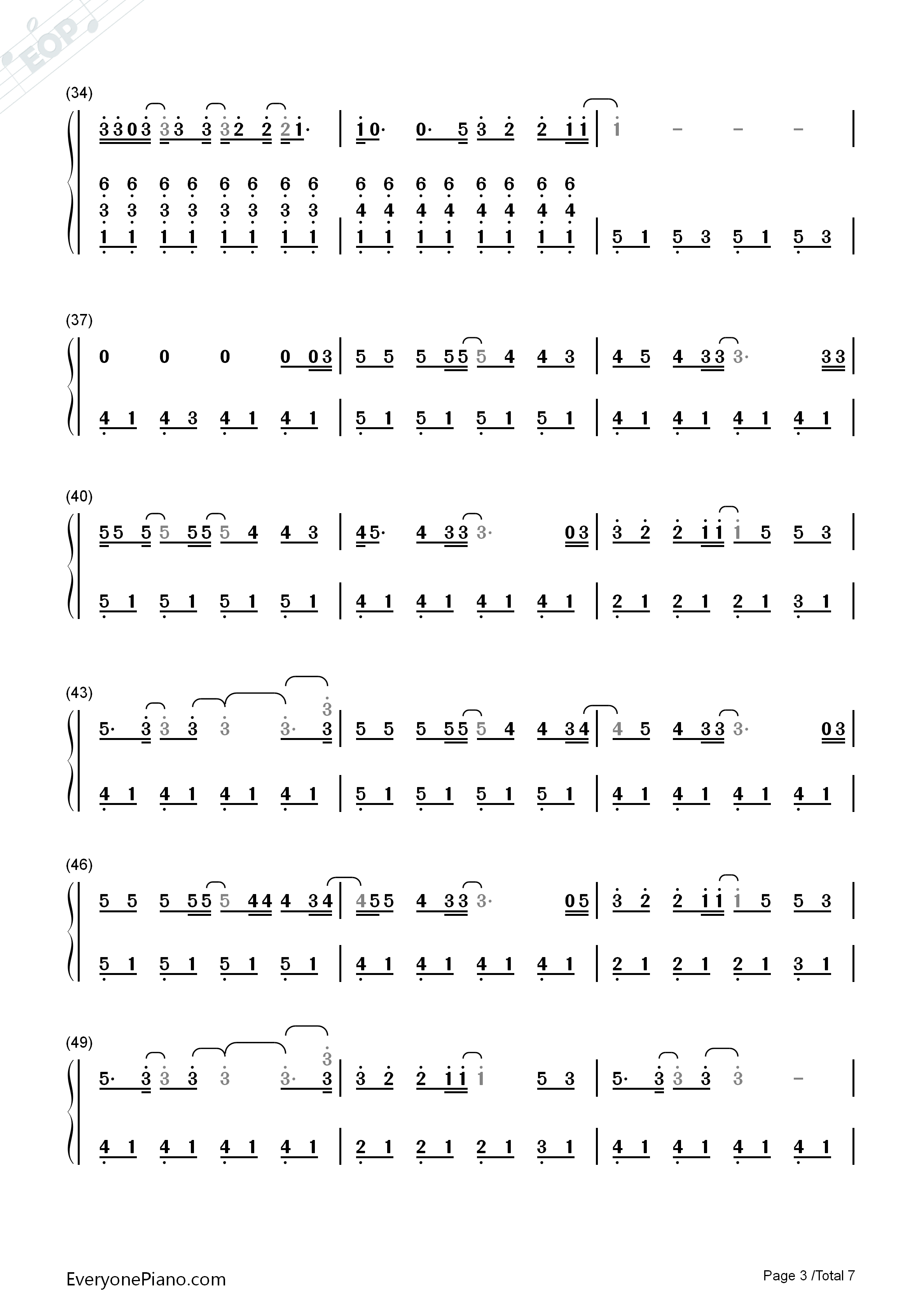 Amnesia钢琴简谱_5_Seconds_of_Summer演唱