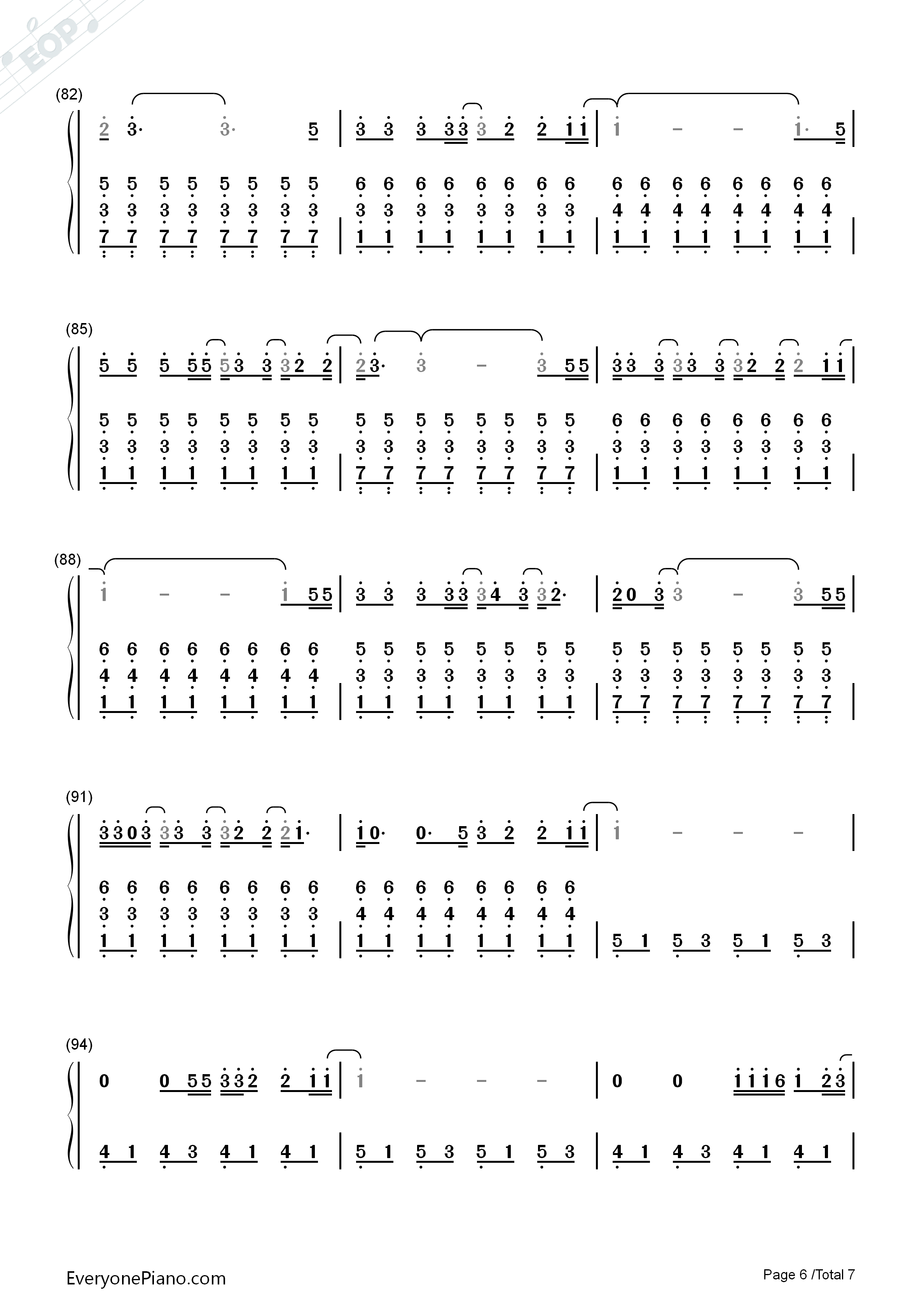 Amnesia钢琴简谱_5_Seconds_of_Summer演唱