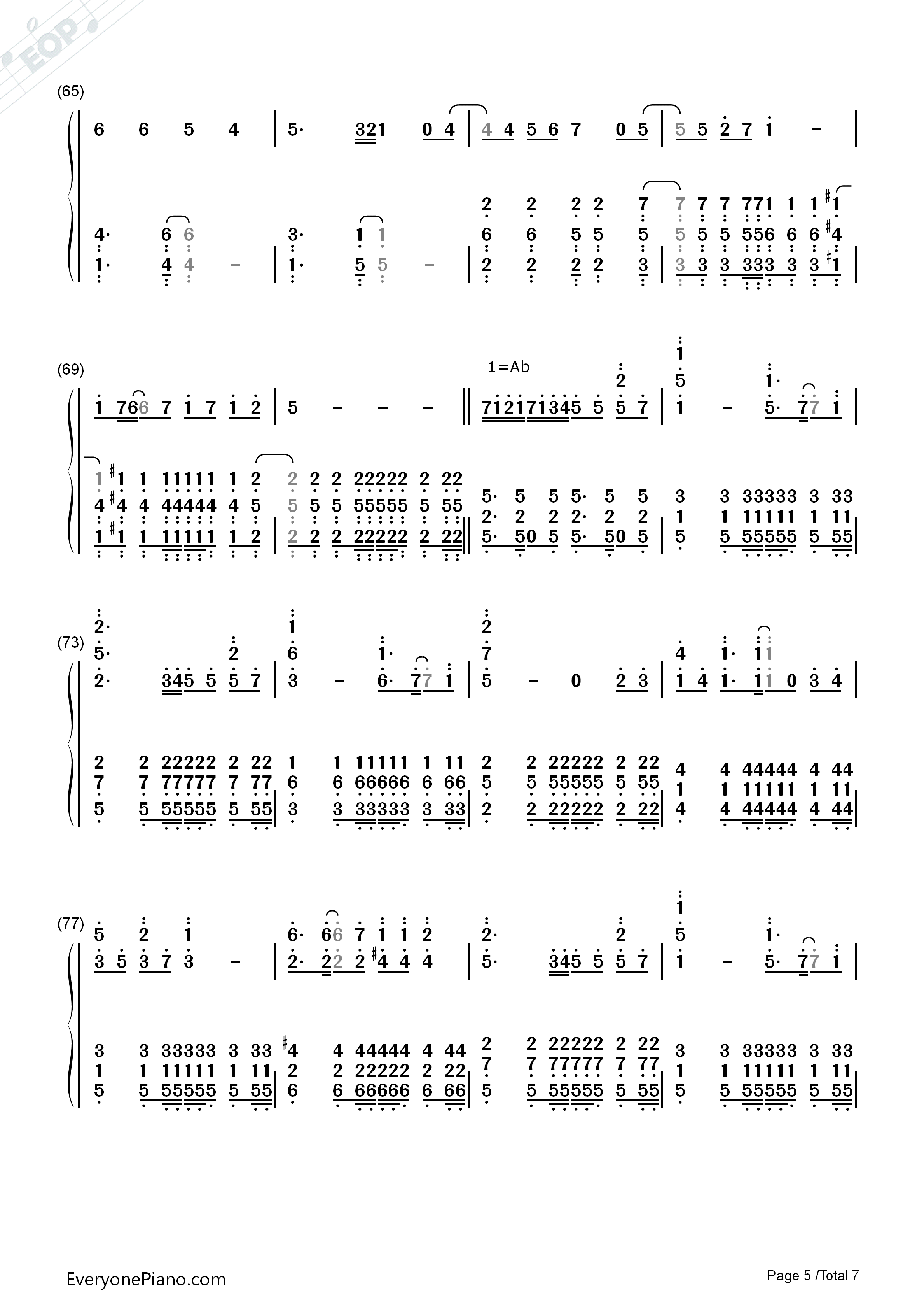 ごめんね、SUMMER钢琴简谱_SKE48演唱