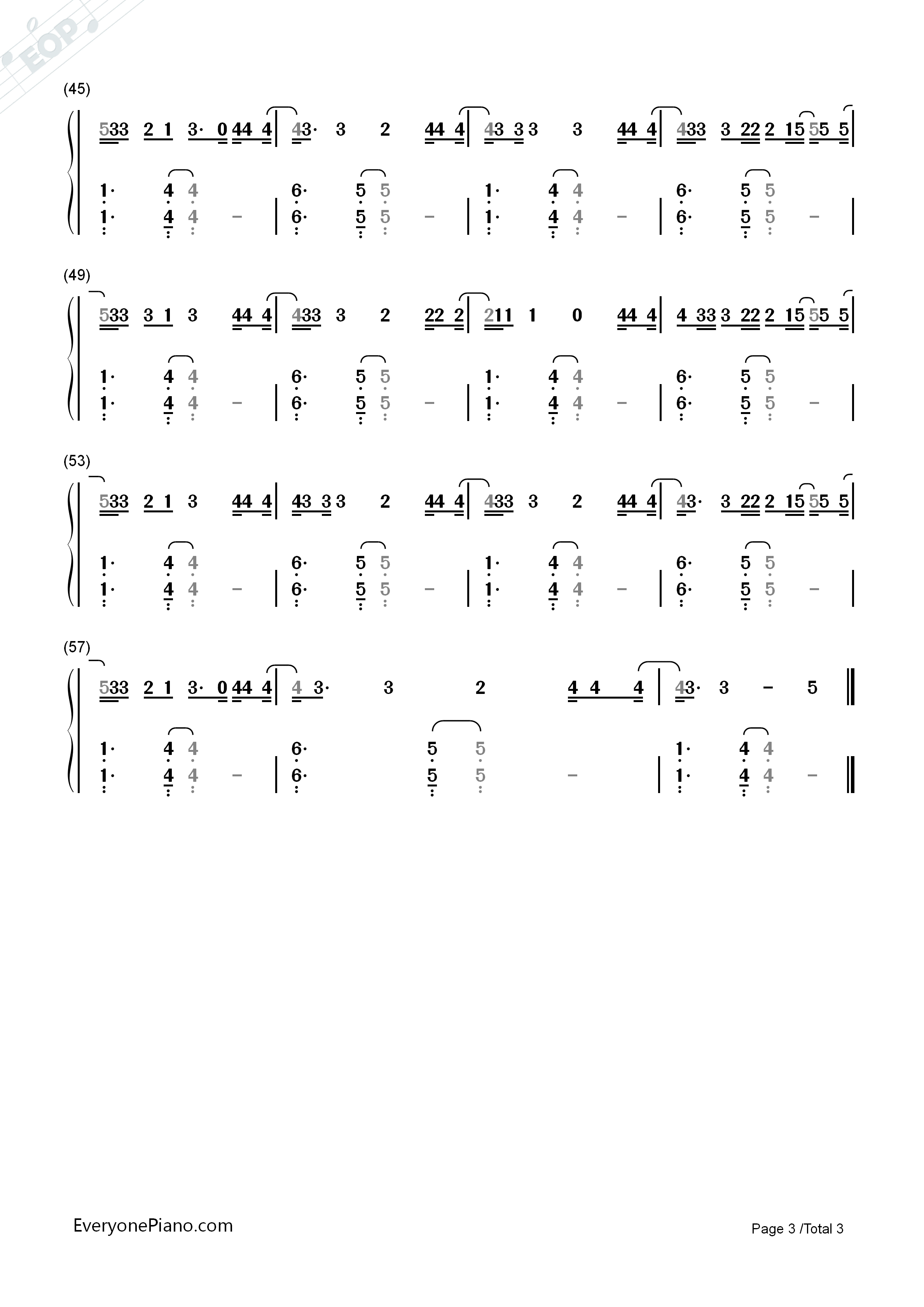 Touch钢琴简谱_Little_Mix演唱