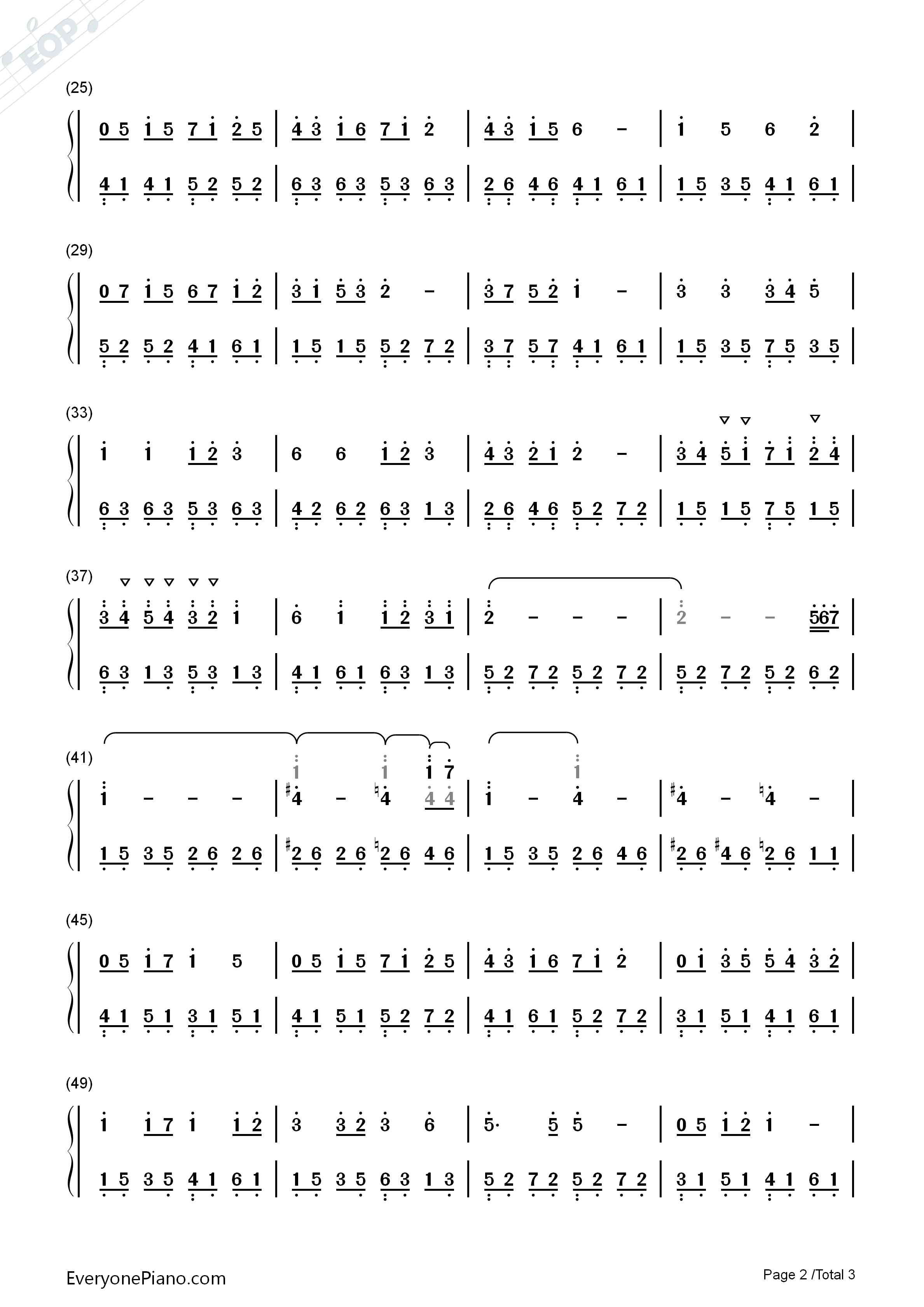 山溪Mountain_Stream钢琴简谱_班得瑞演唱