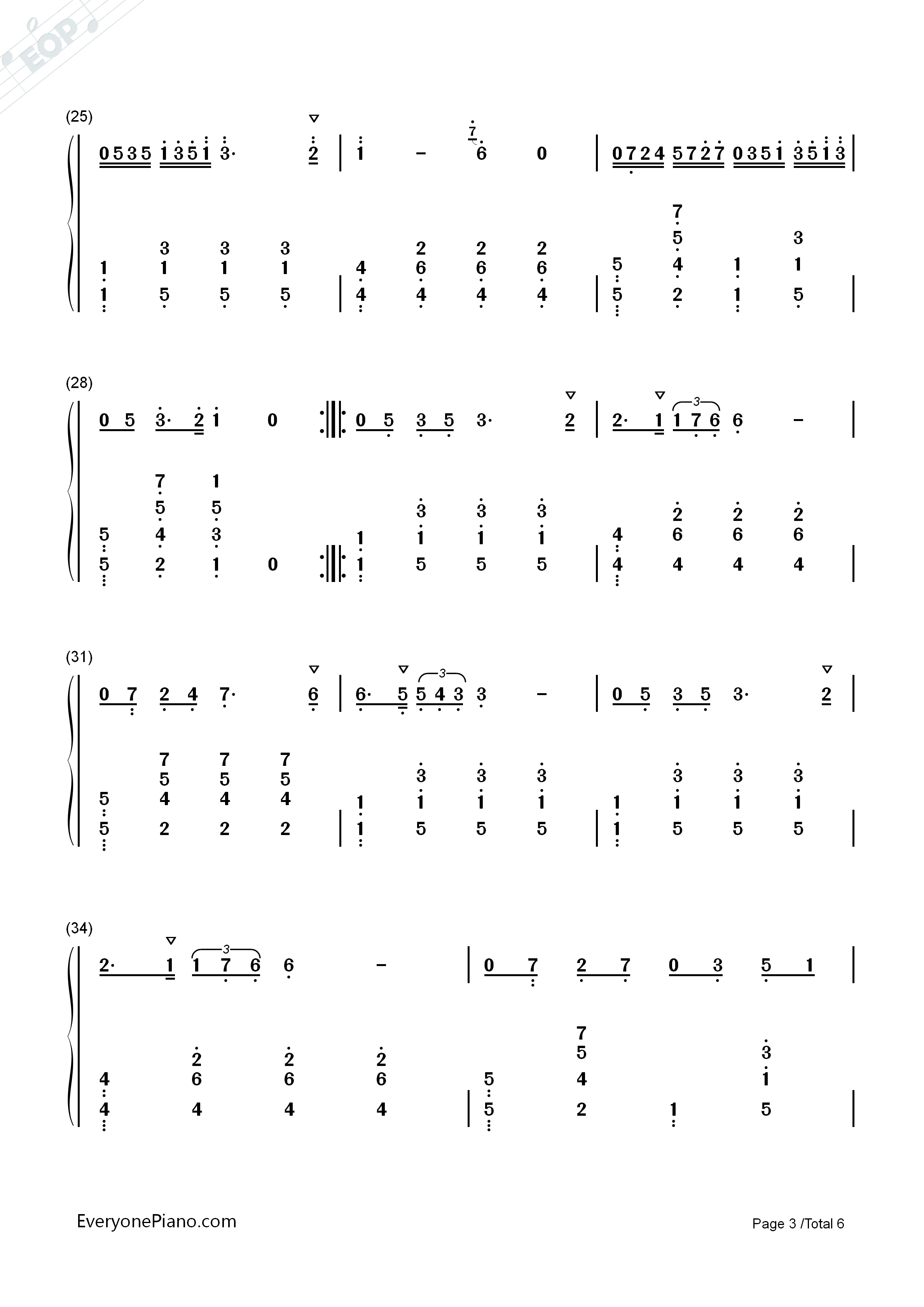 少女的祈祷（Maiden's_Prayer）钢琴简谱_巴达捷芙斯卡(Badarzewska)演唱