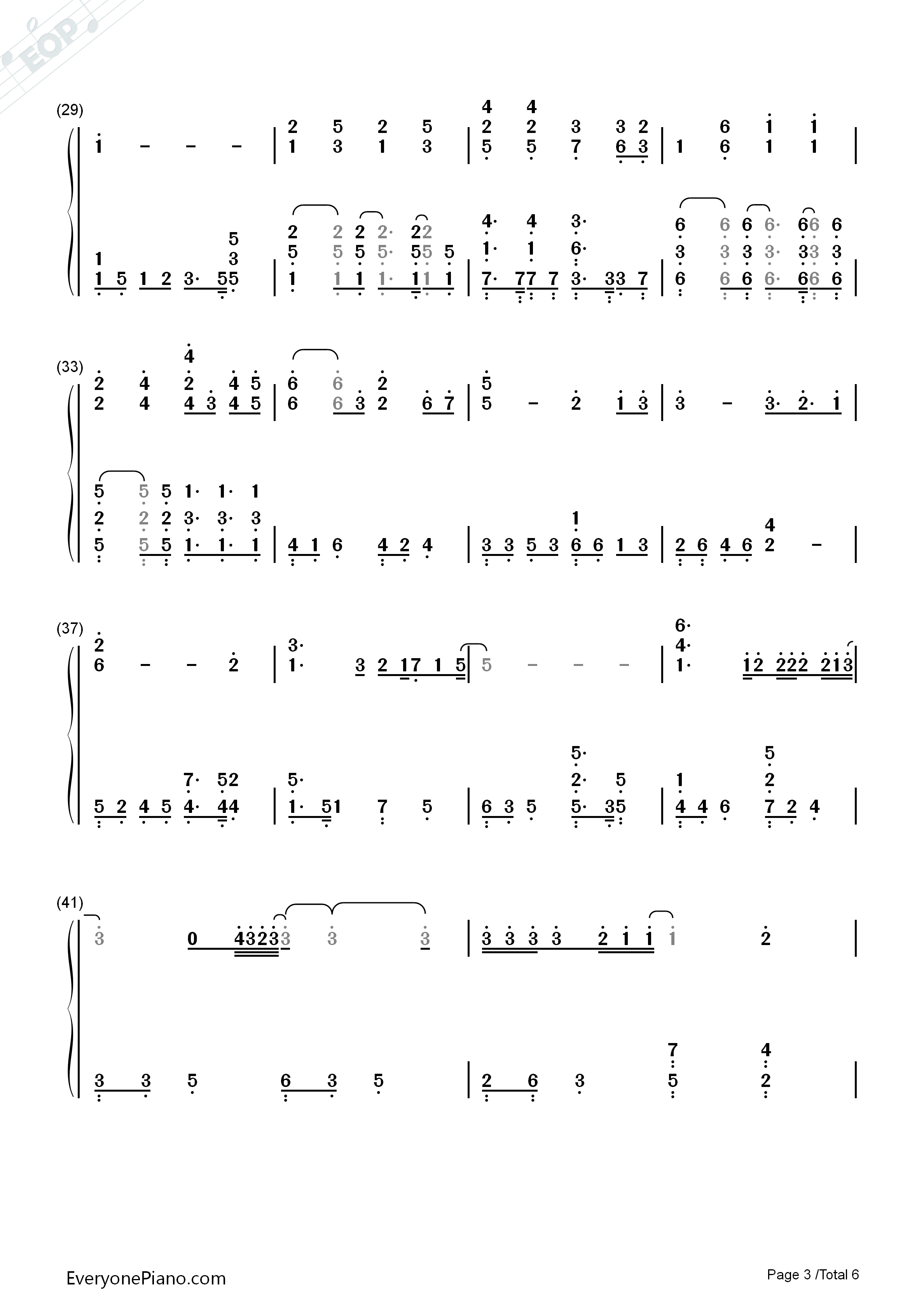 Don't_Say_Goodbye钢琴简谱_东方神起演唱