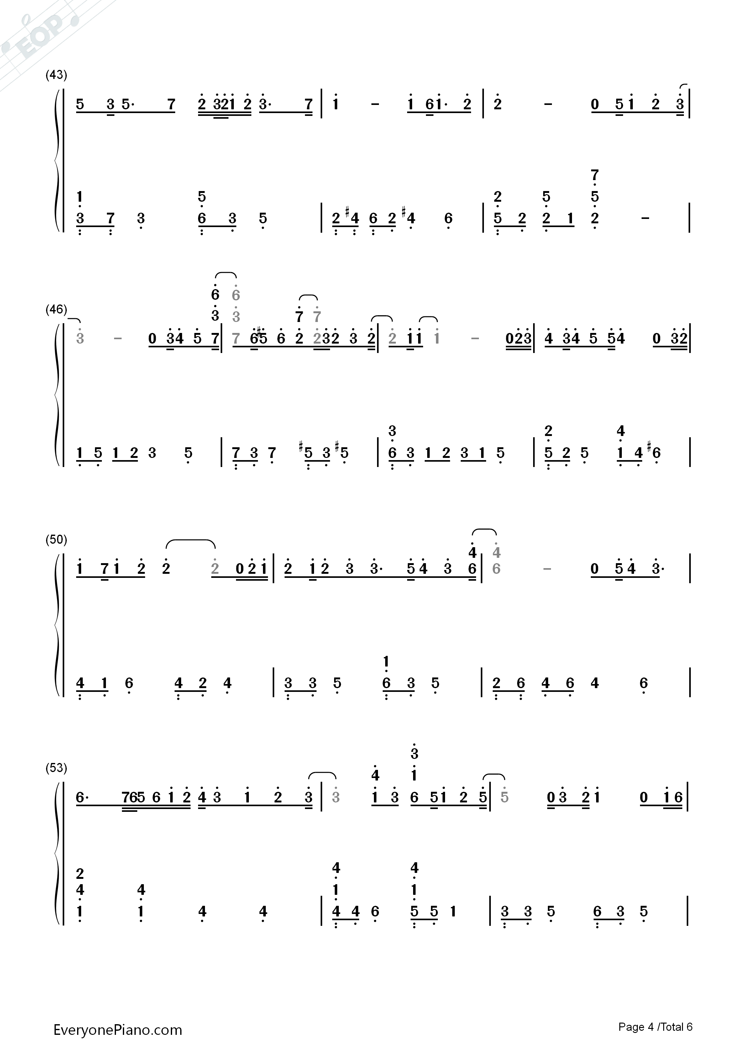 Don't_Say_Goodbye钢琴简谱_东方神起演唱