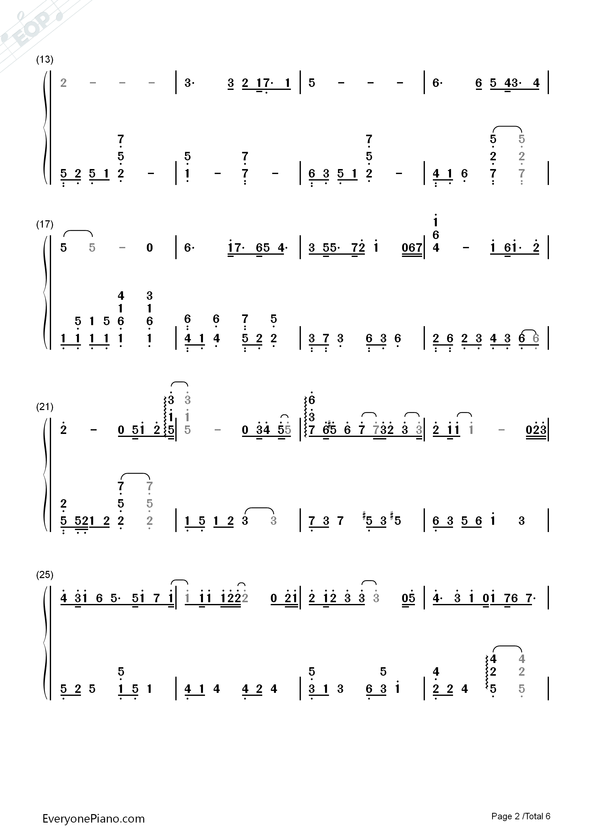 Don't_Say_Goodbye钢琴简谱_东方神起演唱