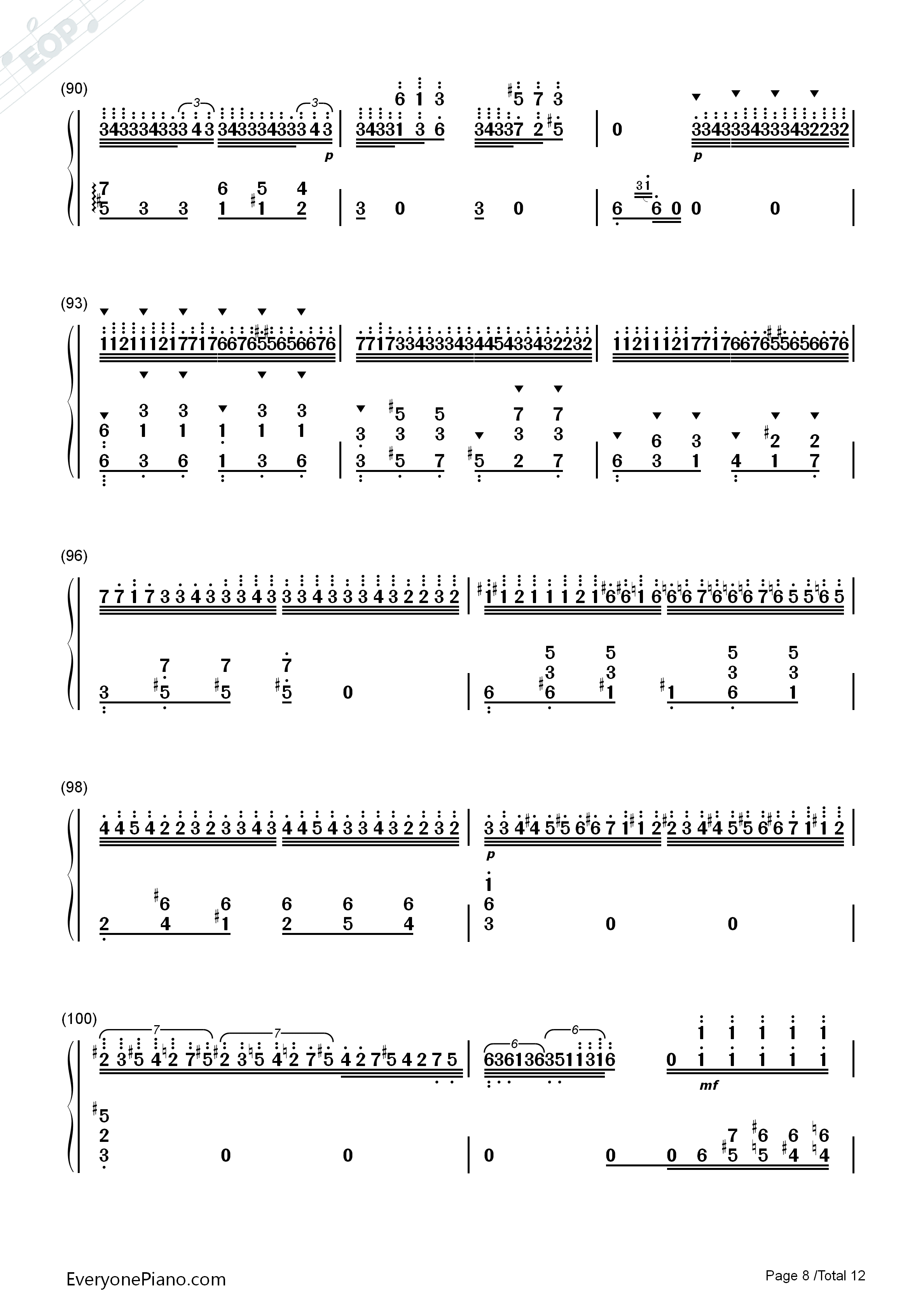 钟钢琴简谱_李斯特演唱