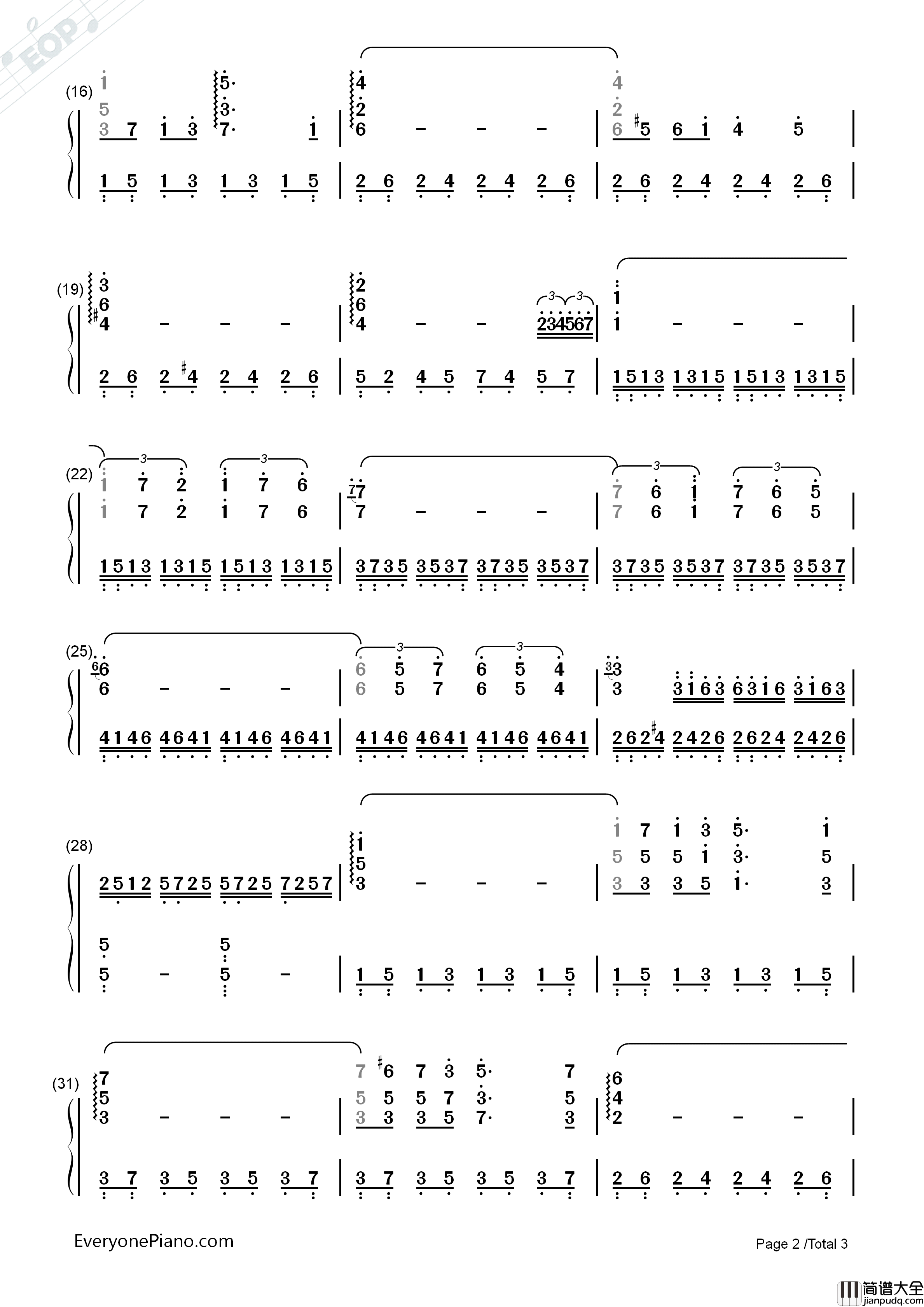 爱的誓言钢琴简谱_理查德•克莱德曼演唱