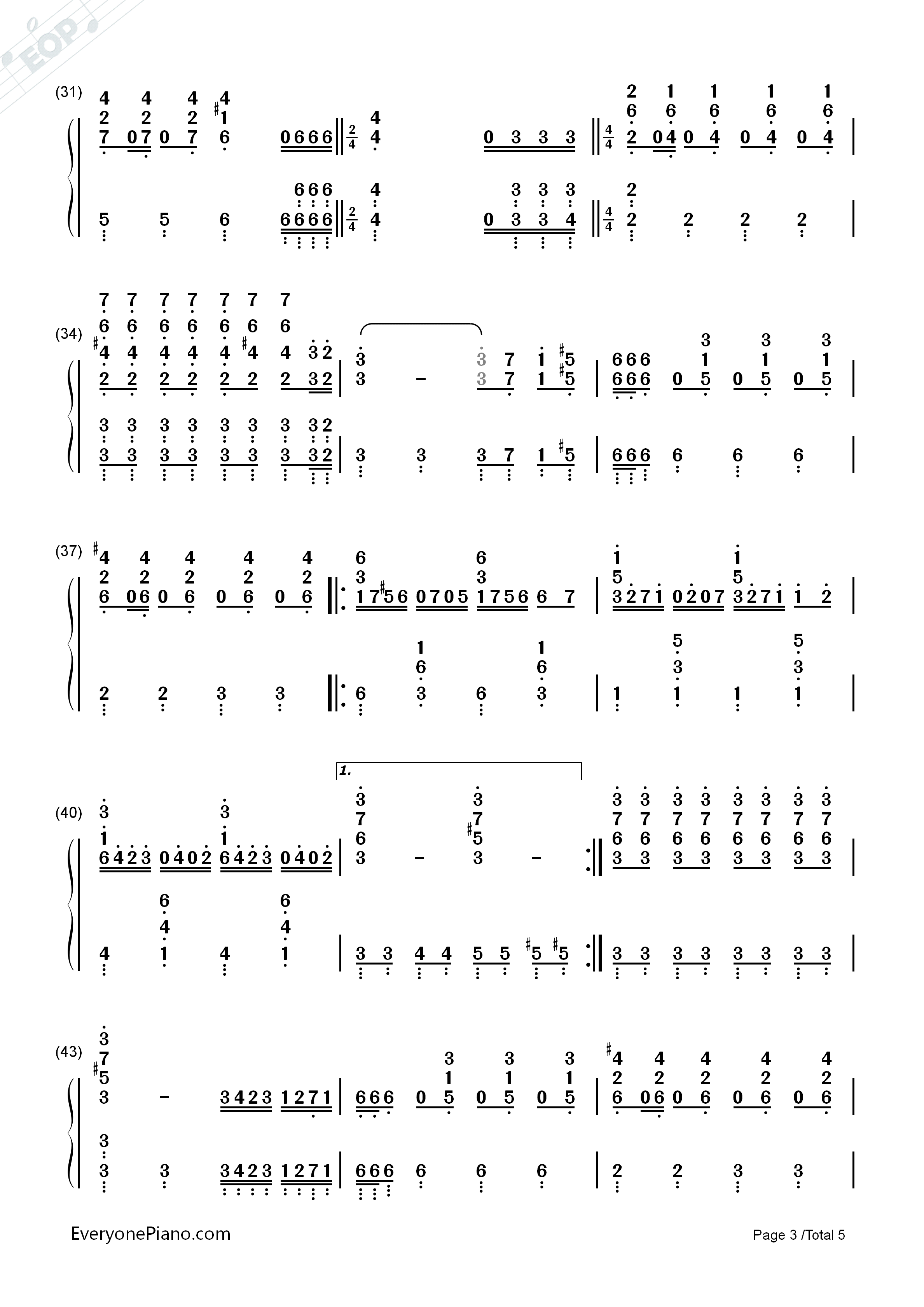 托卡塔曲钢琴简谱_理查德克莱德曼演唱