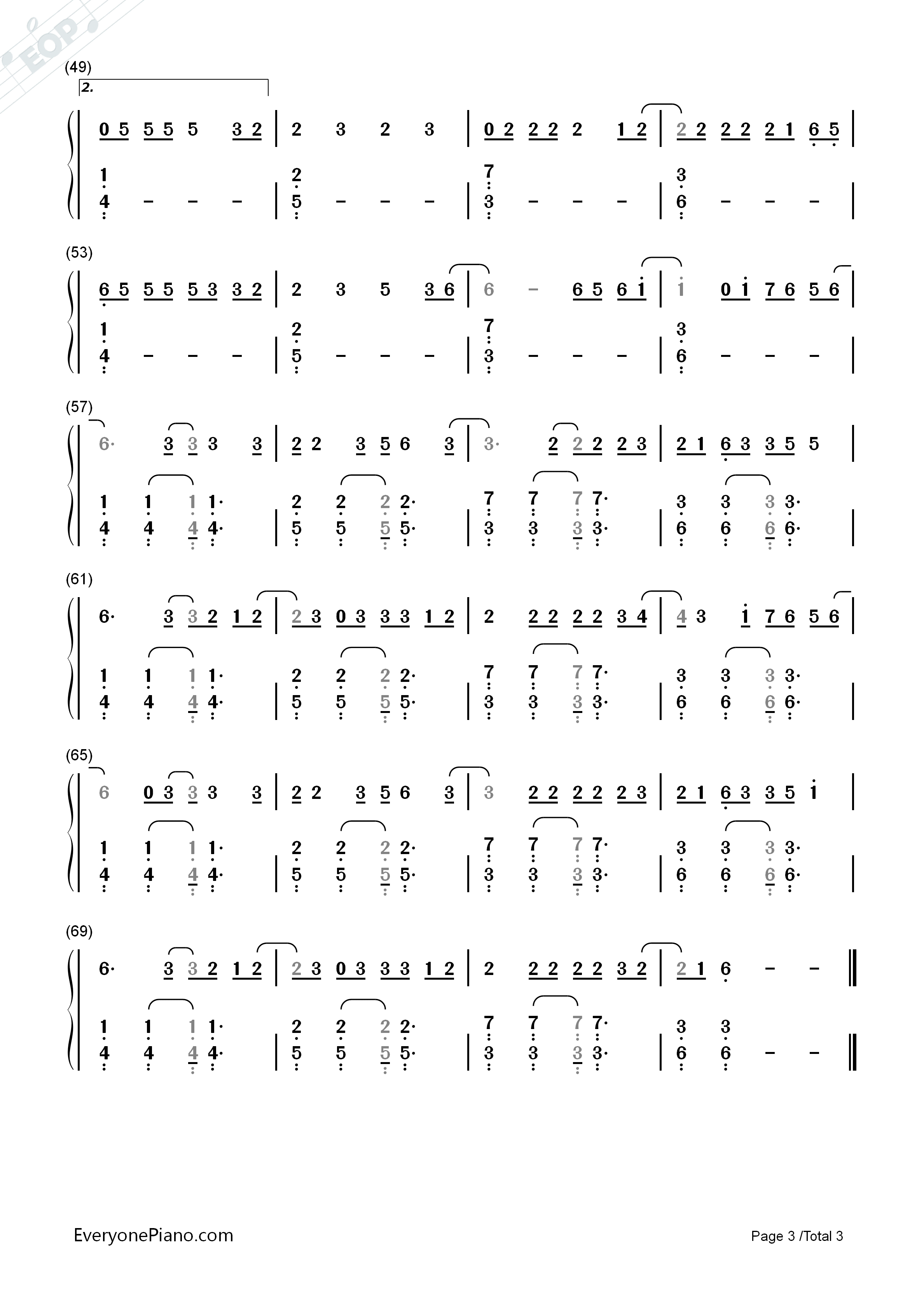 The_Fighter钢琴简谱_Keith_Urban_Carrie_Underwood演唱