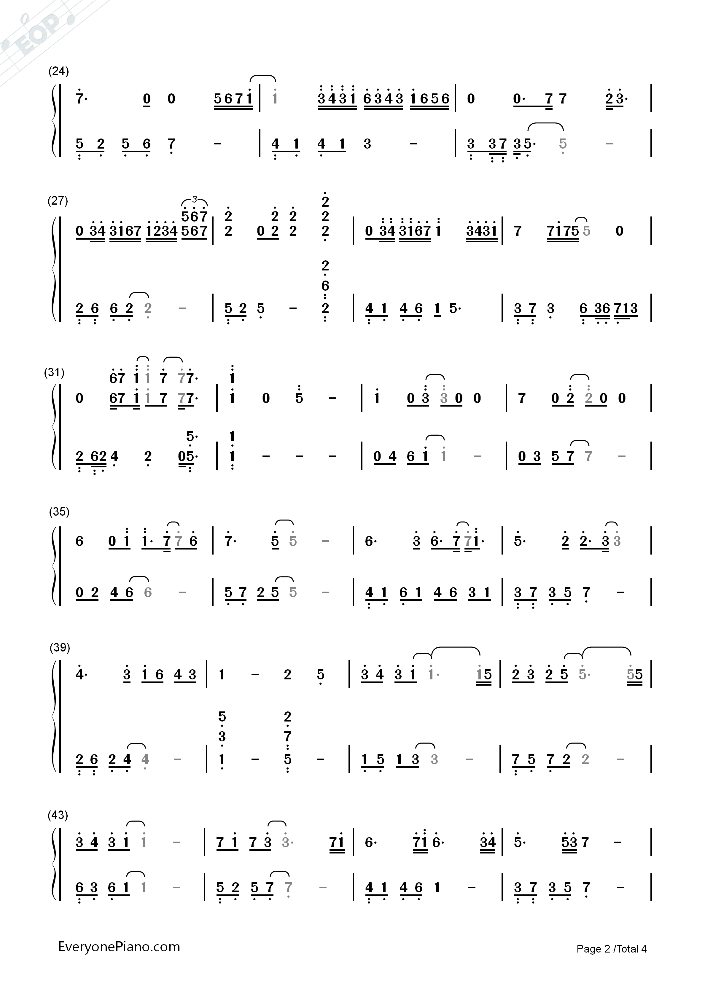 念雨钢琴简谱_孟杨演唱