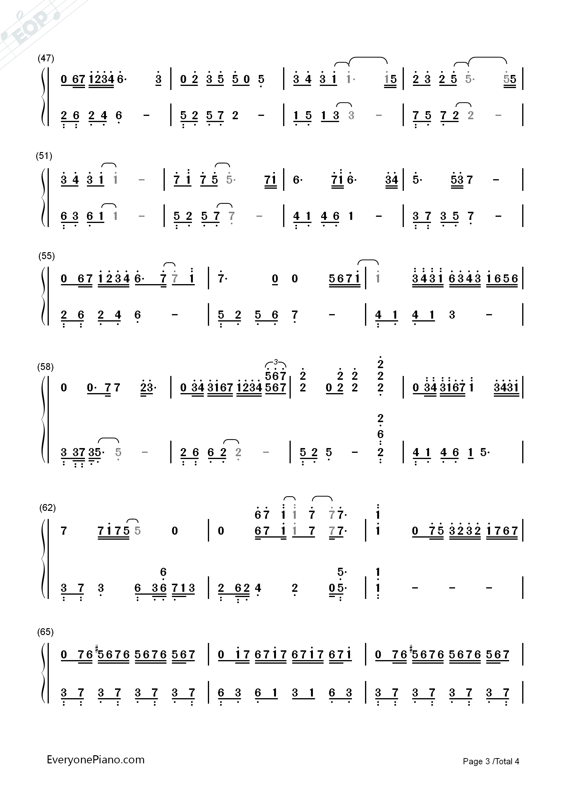 念雨钢琴简谱_孟杨演唱