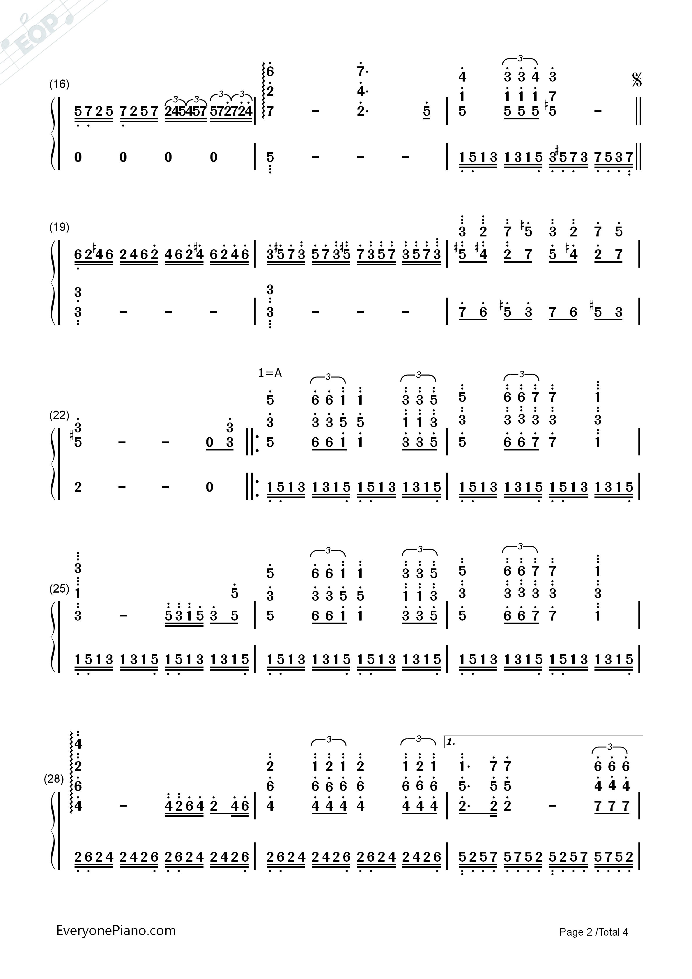 星星交响曲钢琴简谱_理查德.克莱德曼演唱