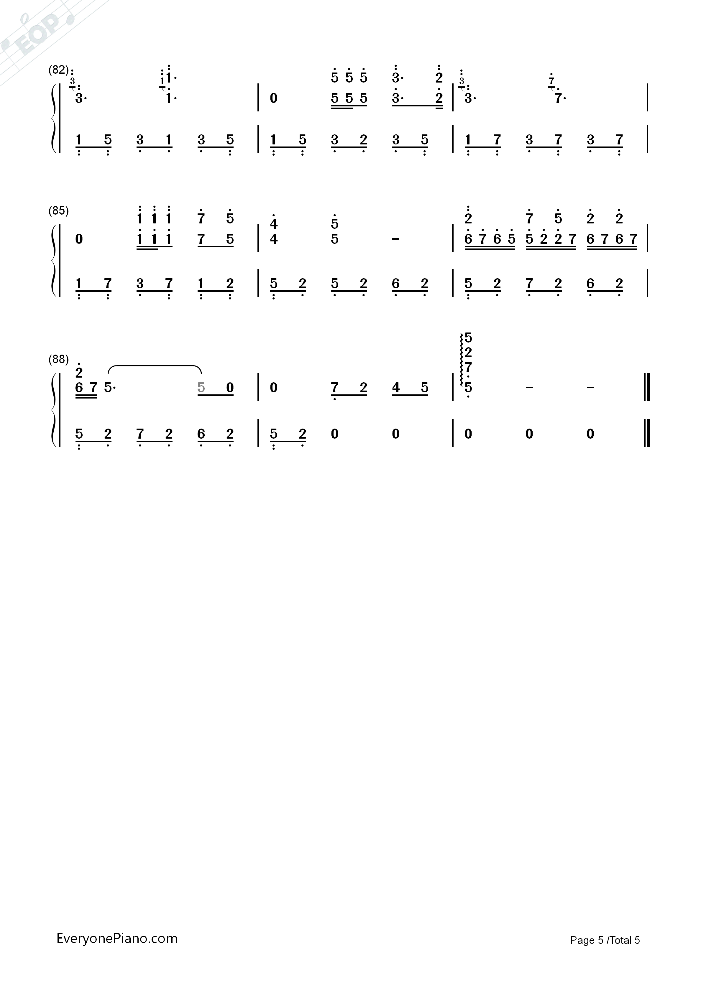 德朗的微笑钢琴简谱_理查德•克莱德曼演唱