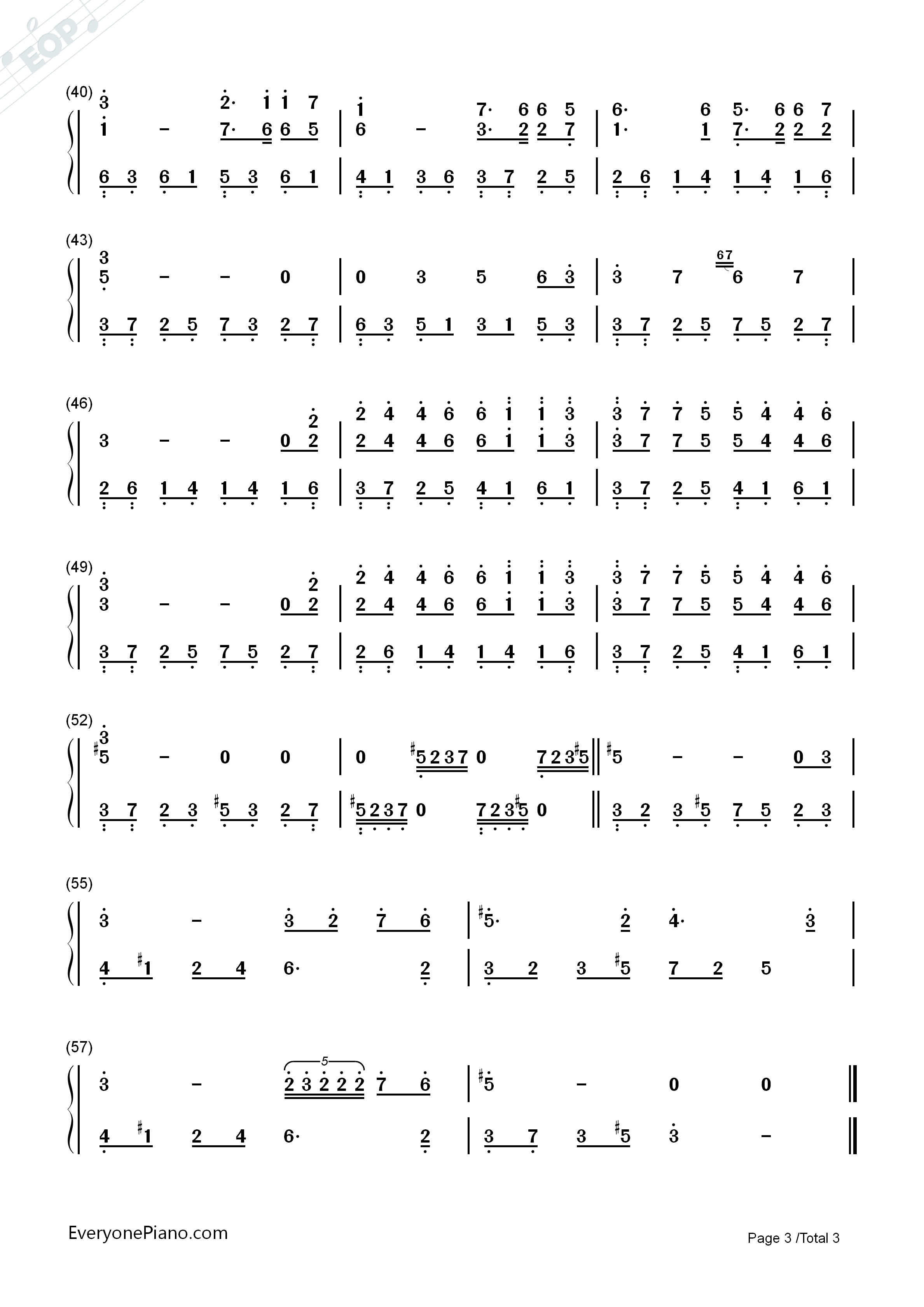 梦的传说钢琴简谱_理查德•克莱德曼演唱