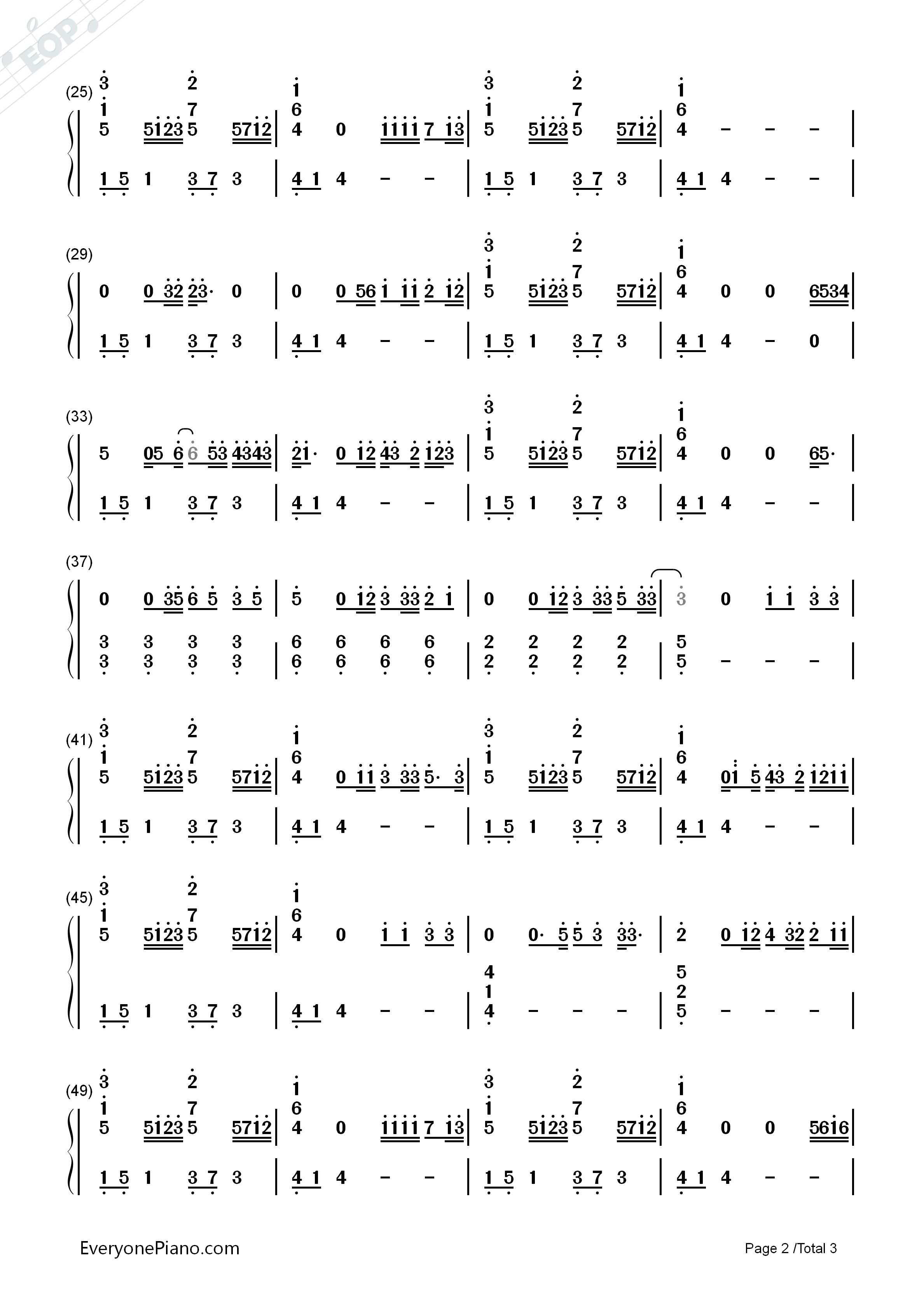 How_Would_You_Feel_(Paean)钢琴简谱_Ed_Sheeran演唱