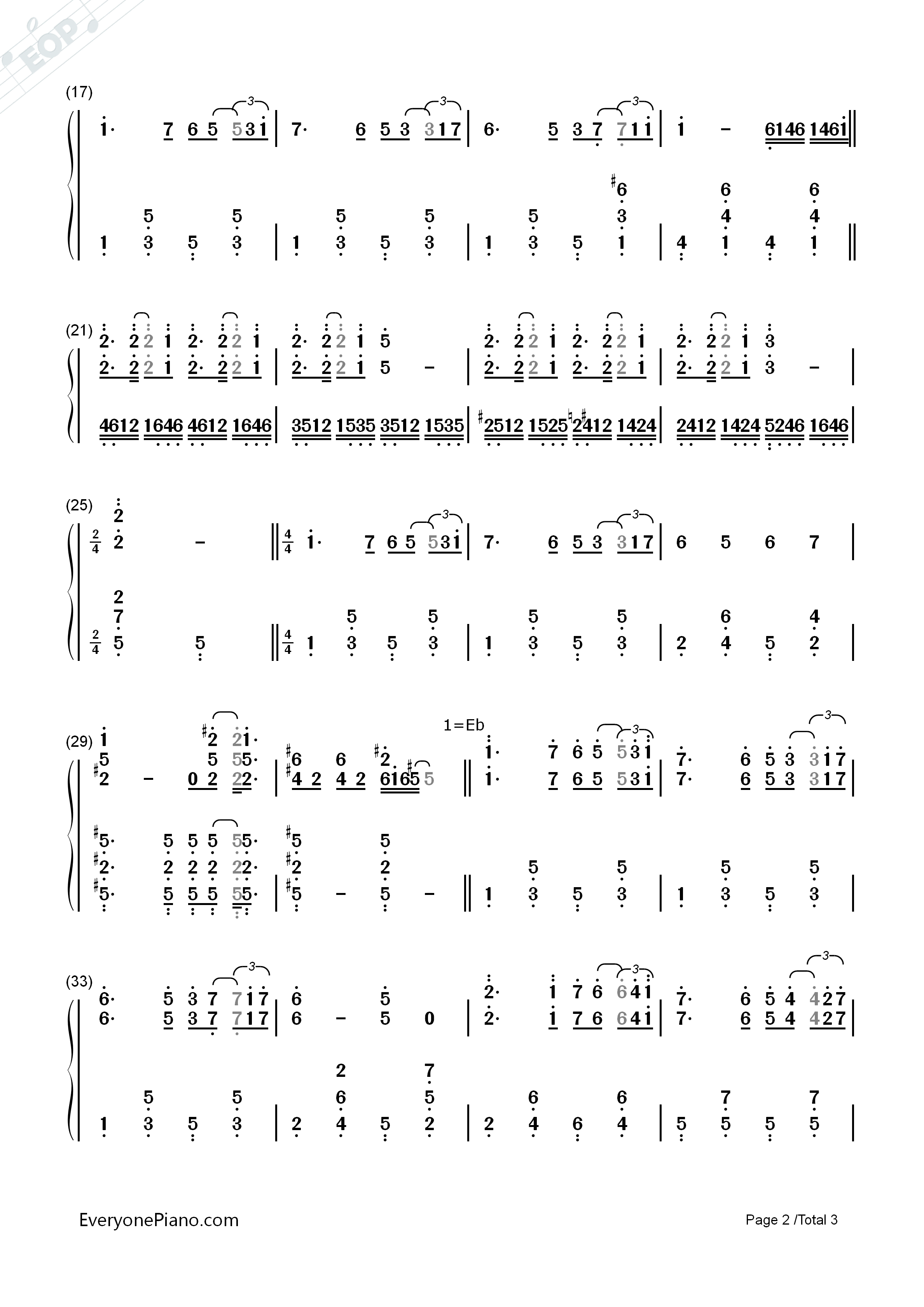 玫瑰色的人生钢琴简谱_理查德·克莱德曼演唱