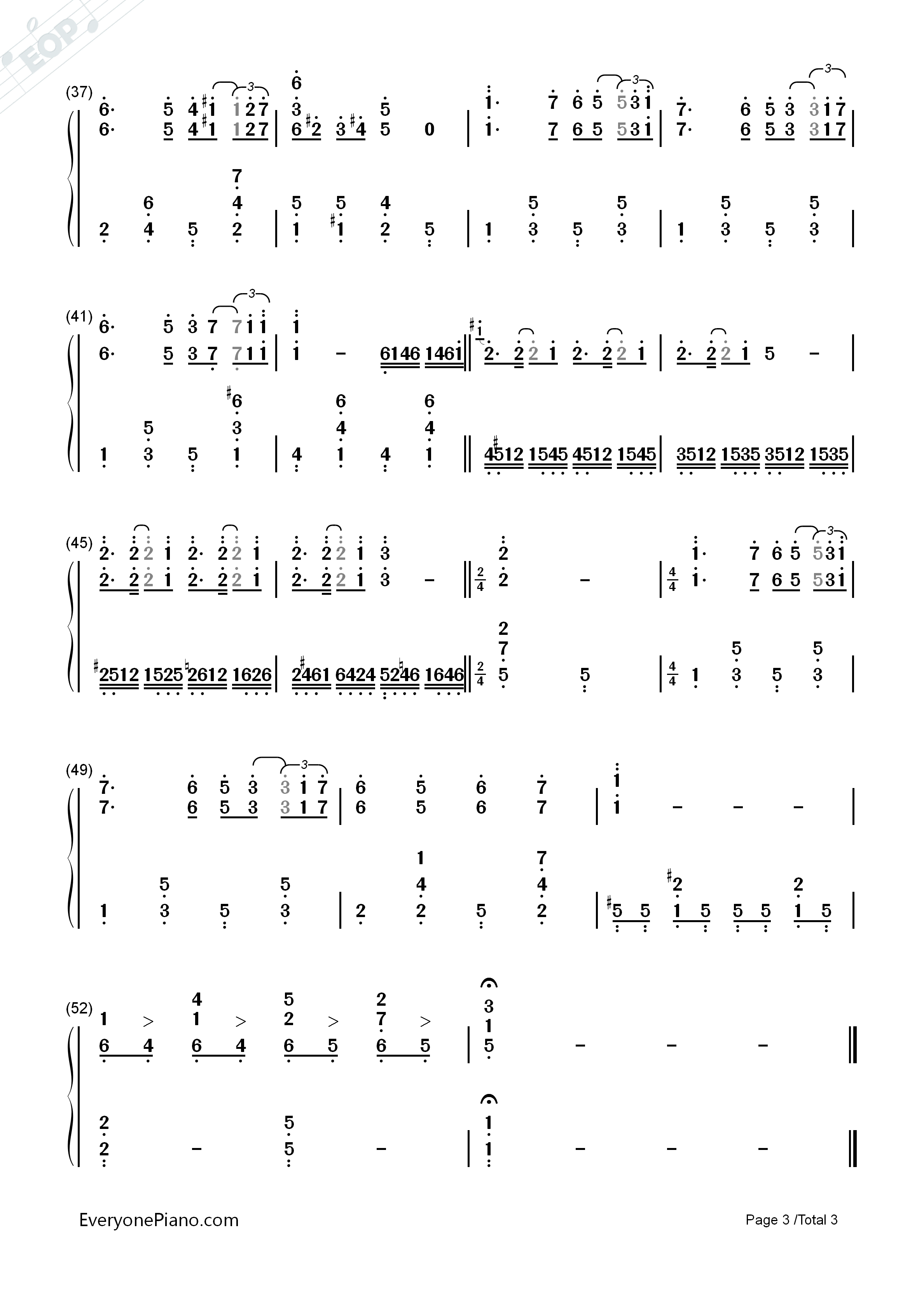 玫瑰色的人生钢琴简谱_理查德·克莱德曼演唱