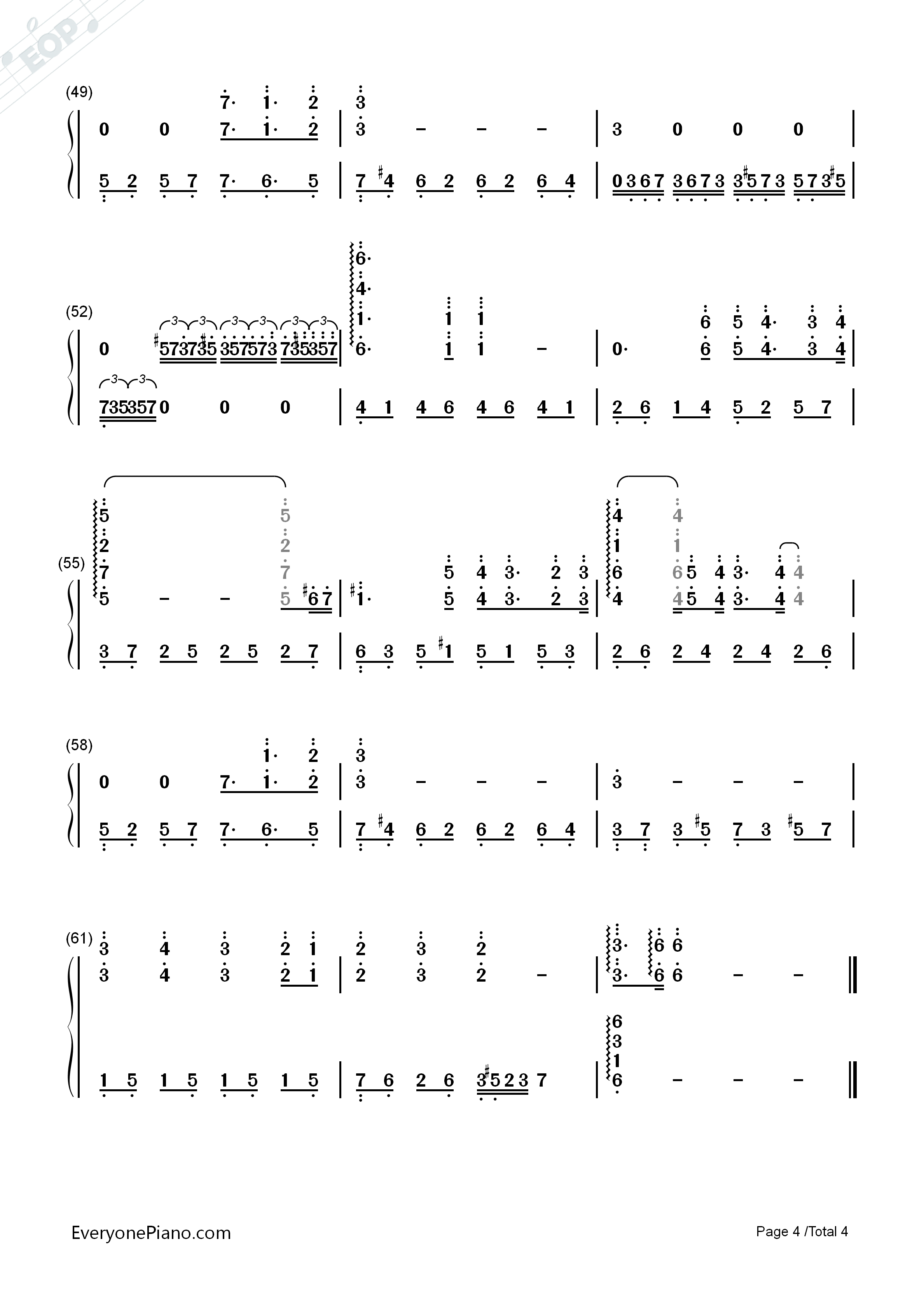 情感钢琴简谱_理查德•克莱德曼演唱