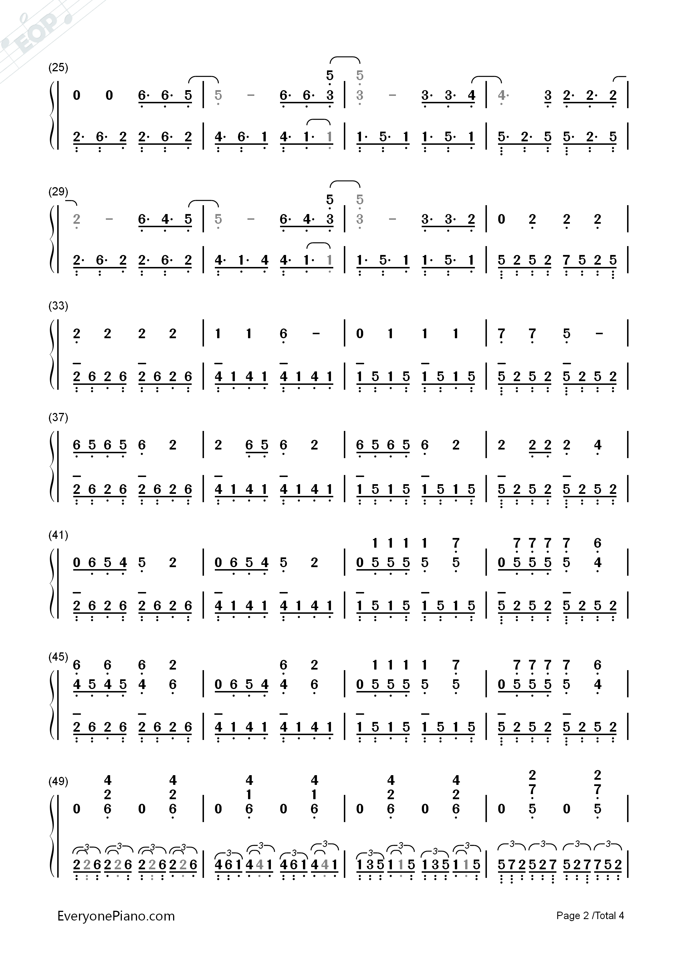 Radioactive钢琴简谱_Imagine_Dragon演唱