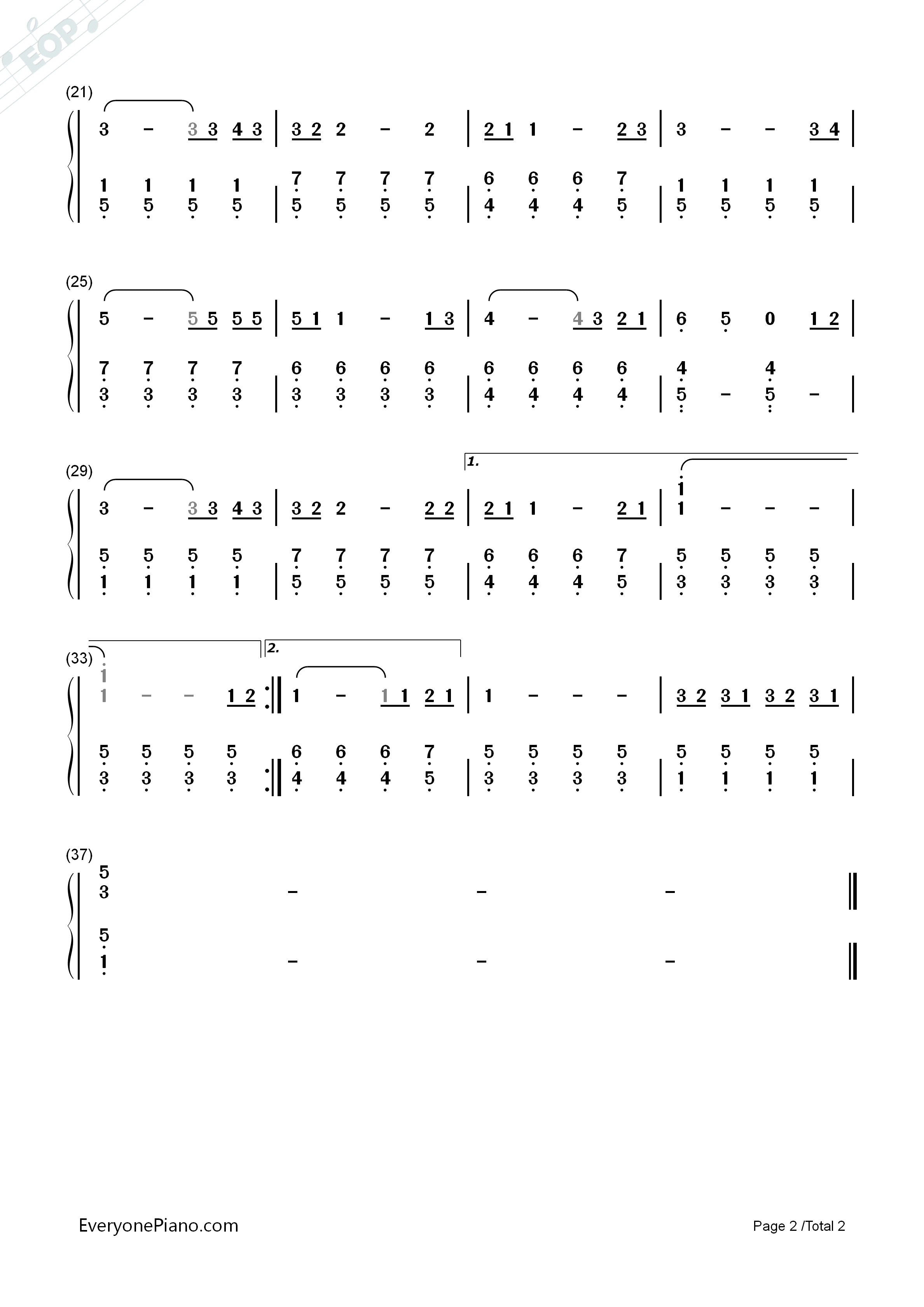 The_Rose钢琴简谱_Bette_Midler演唱