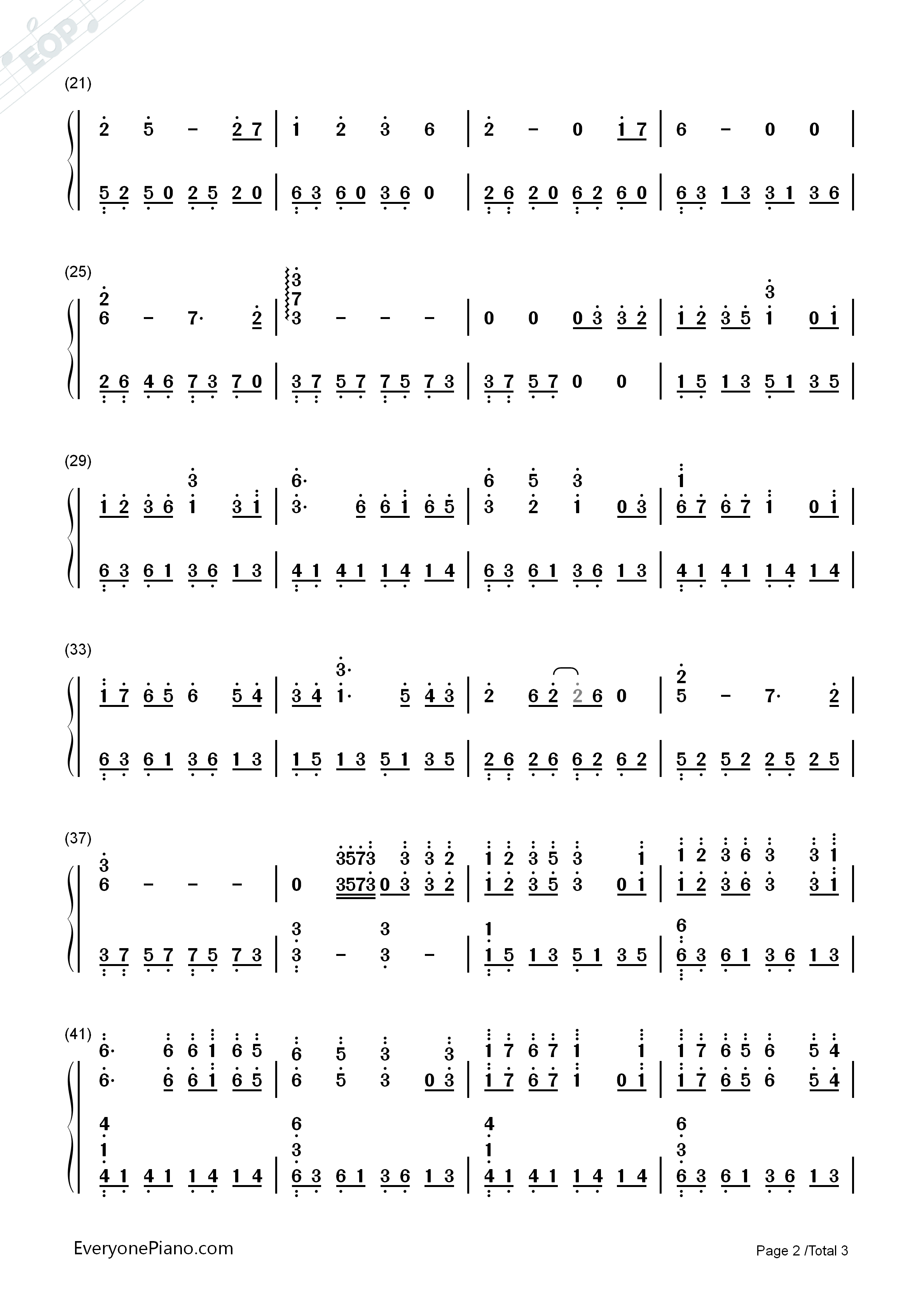 看淡钢琴简谱_田馥甄演唱