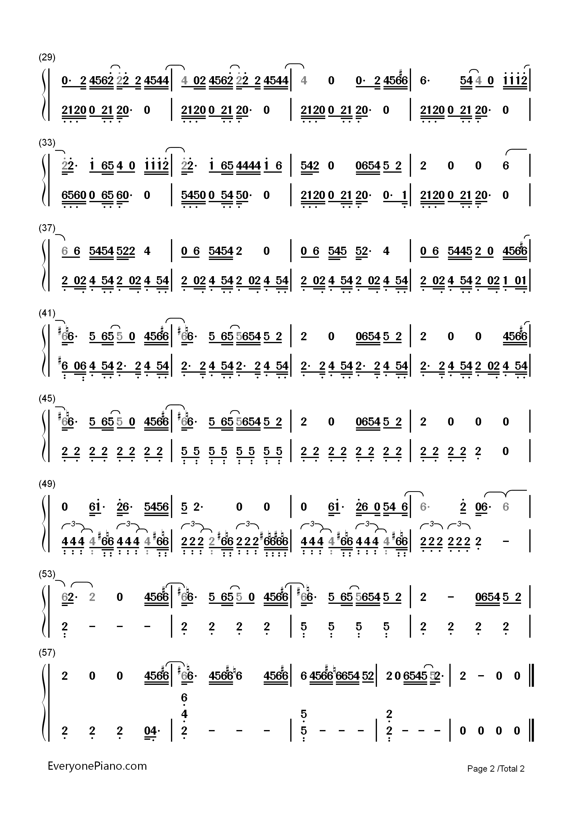 Human钢琴简谱_Rag'n'Bone_Man演唱