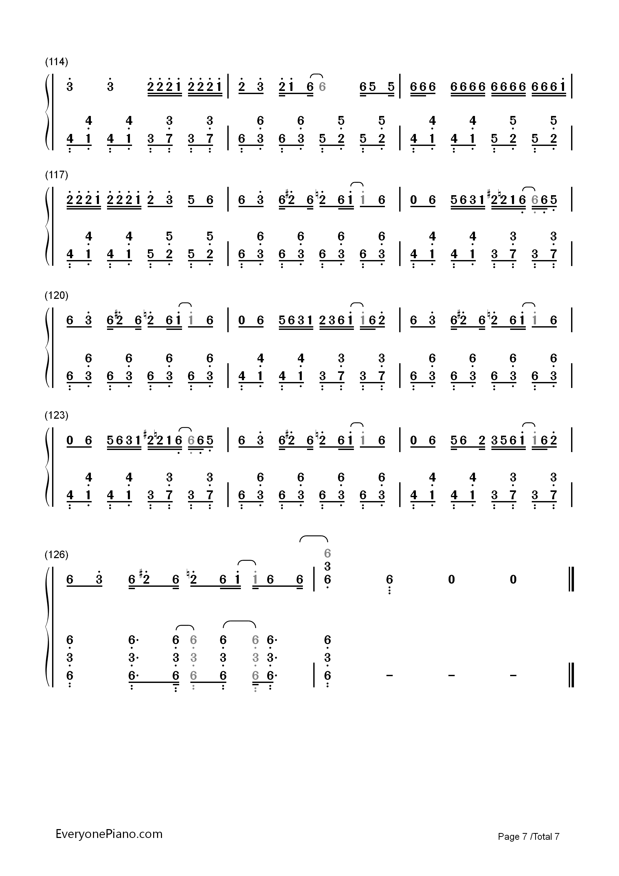 脳漿炸裂ガール钢琴简谱_初音ミク__GUMI演唱