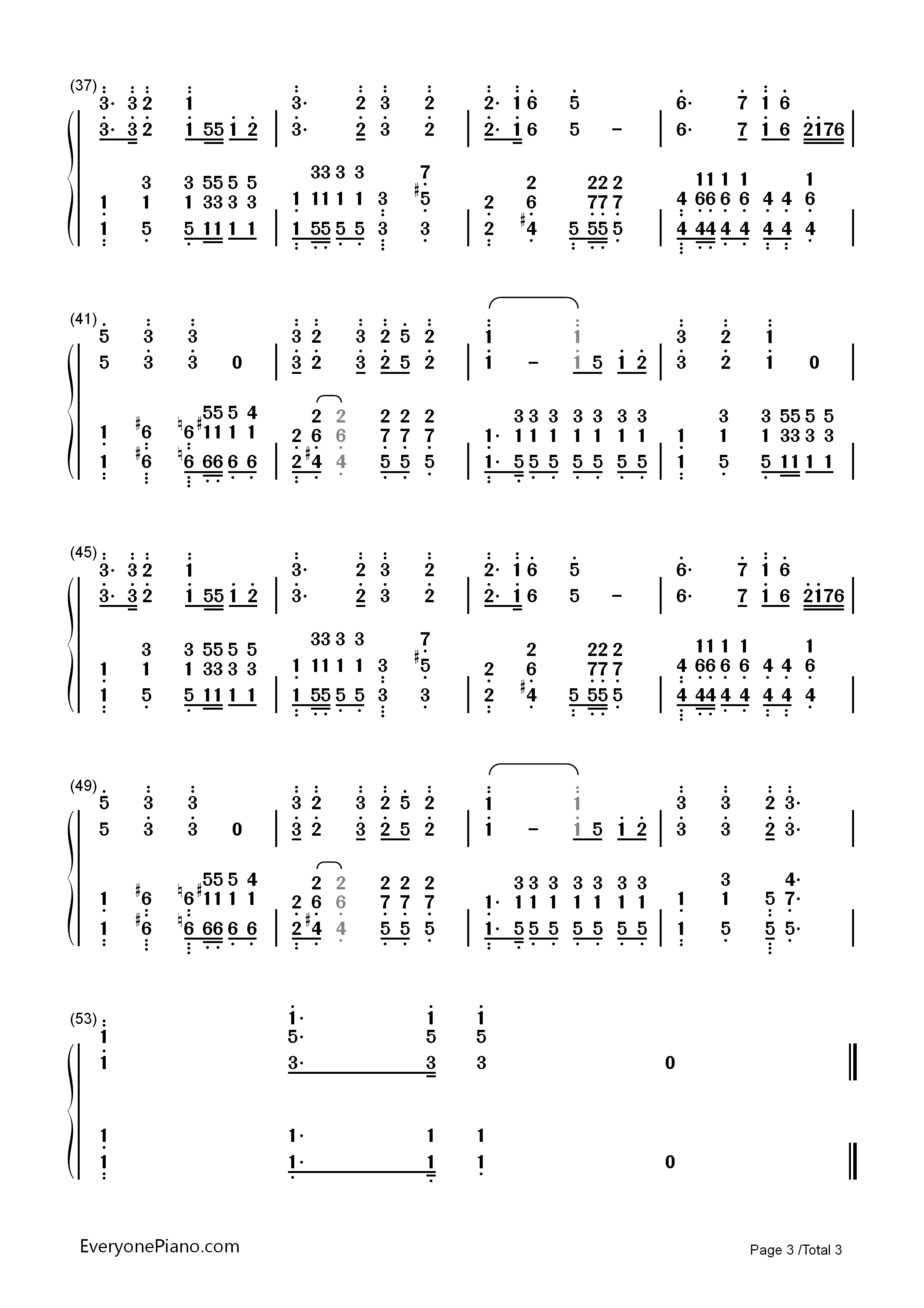 强军战歌钢琴简谱_阎维文演唱