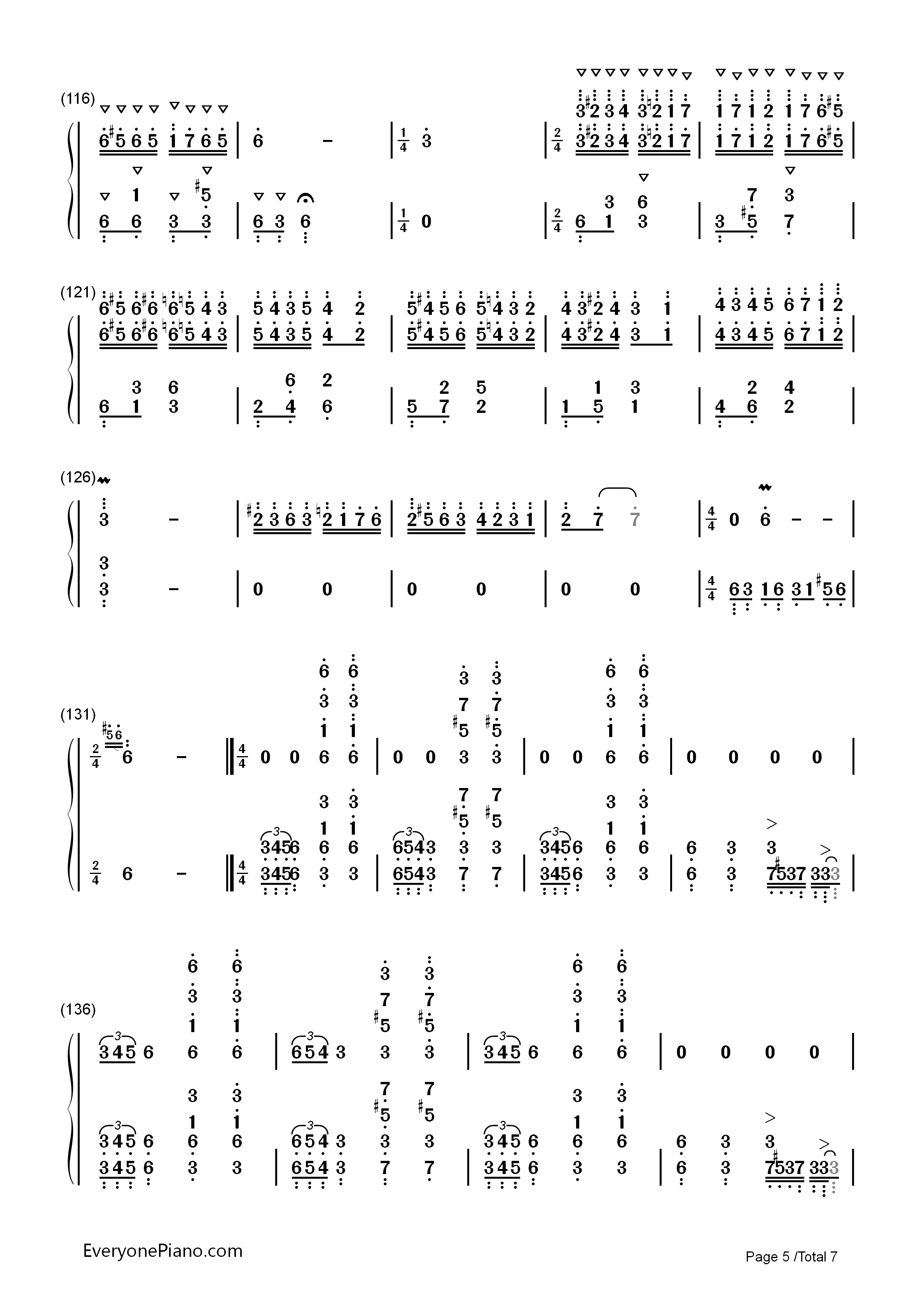 帕格尼尼飞絮曲钢琴简谱_马克西姆演唱