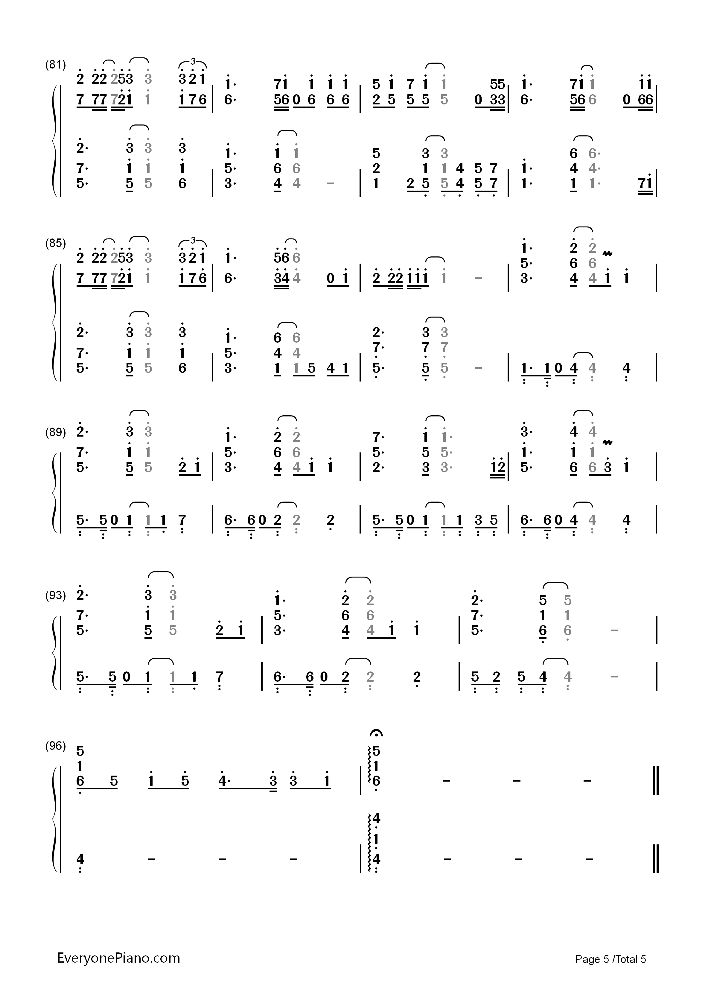 青いベンチ钢琴简谱_テゴマス_Tegomass演唱