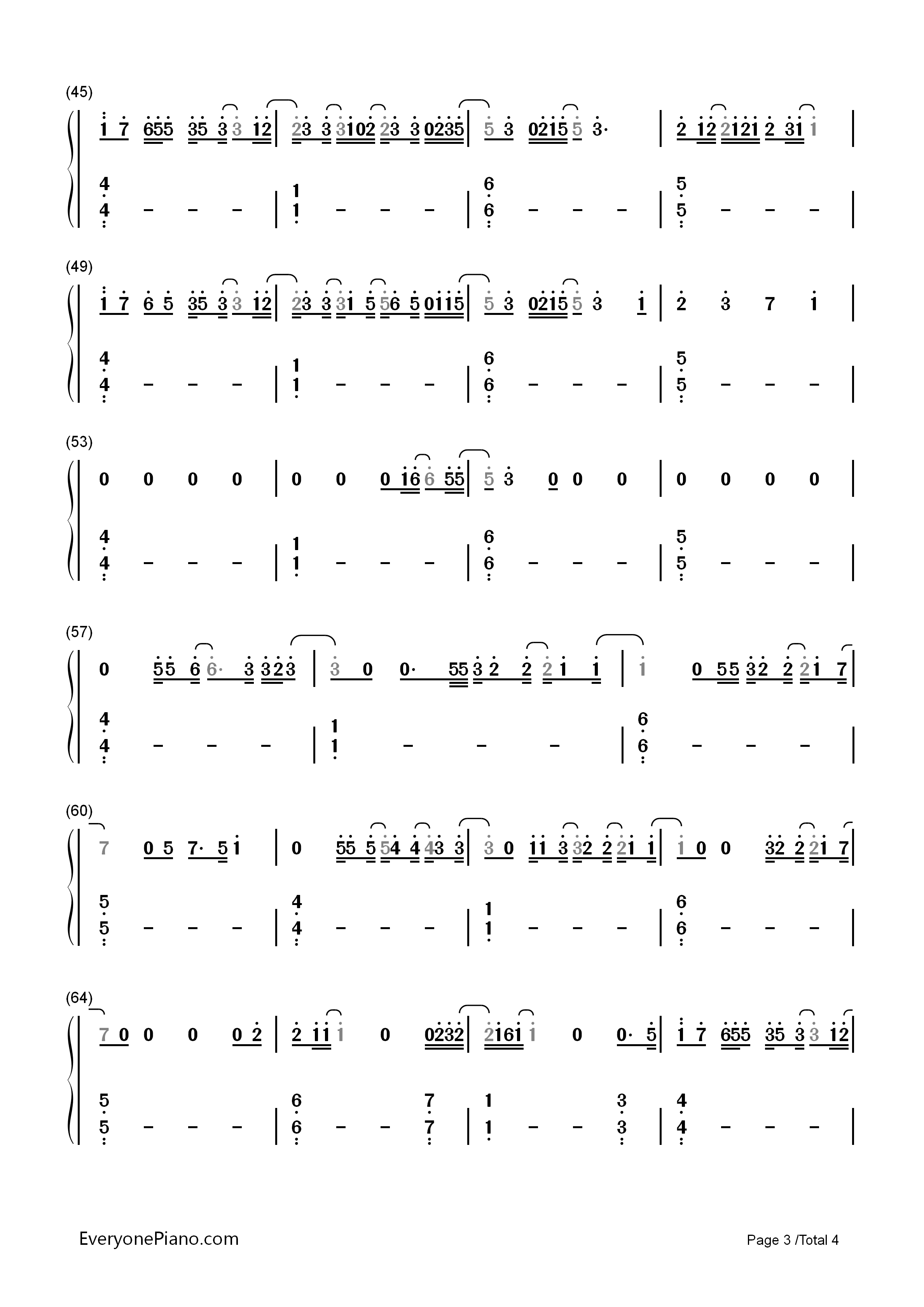 Kiss_Me_Slowly钢琴简谱_Parachute演唱