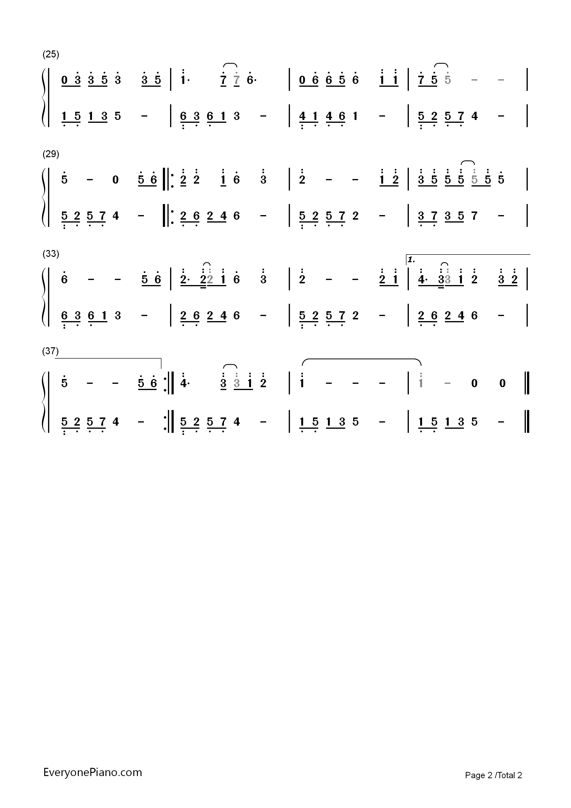 为爱痴狂钢琴简谱_刘若英演唱